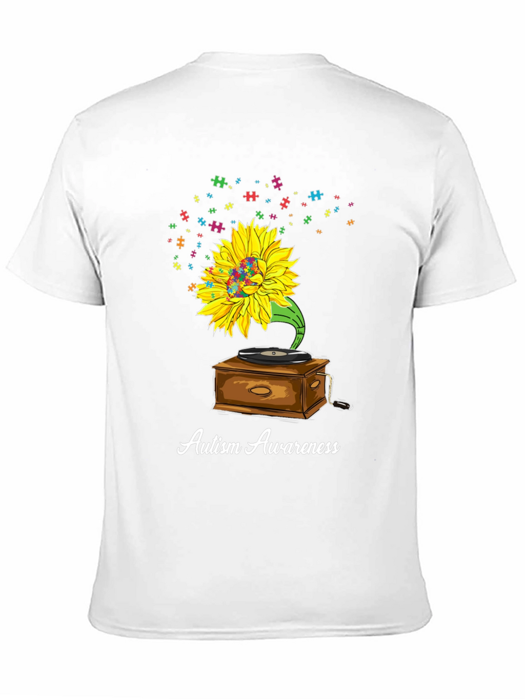 Autism Awareness Sunflower Graphic Tee