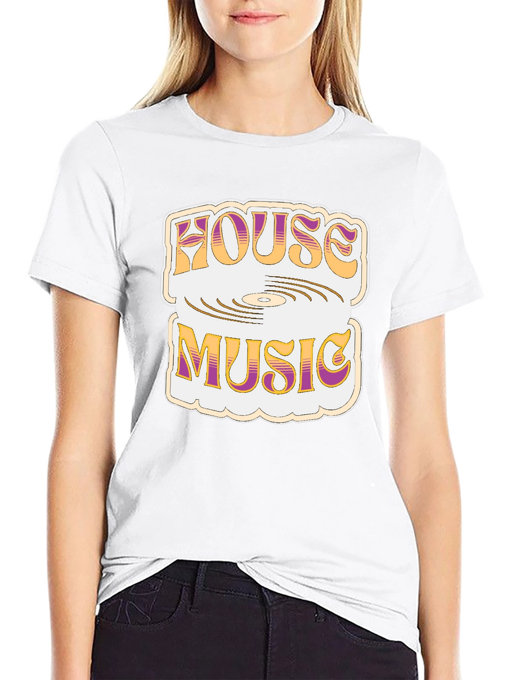 House Music Black T-Shirt