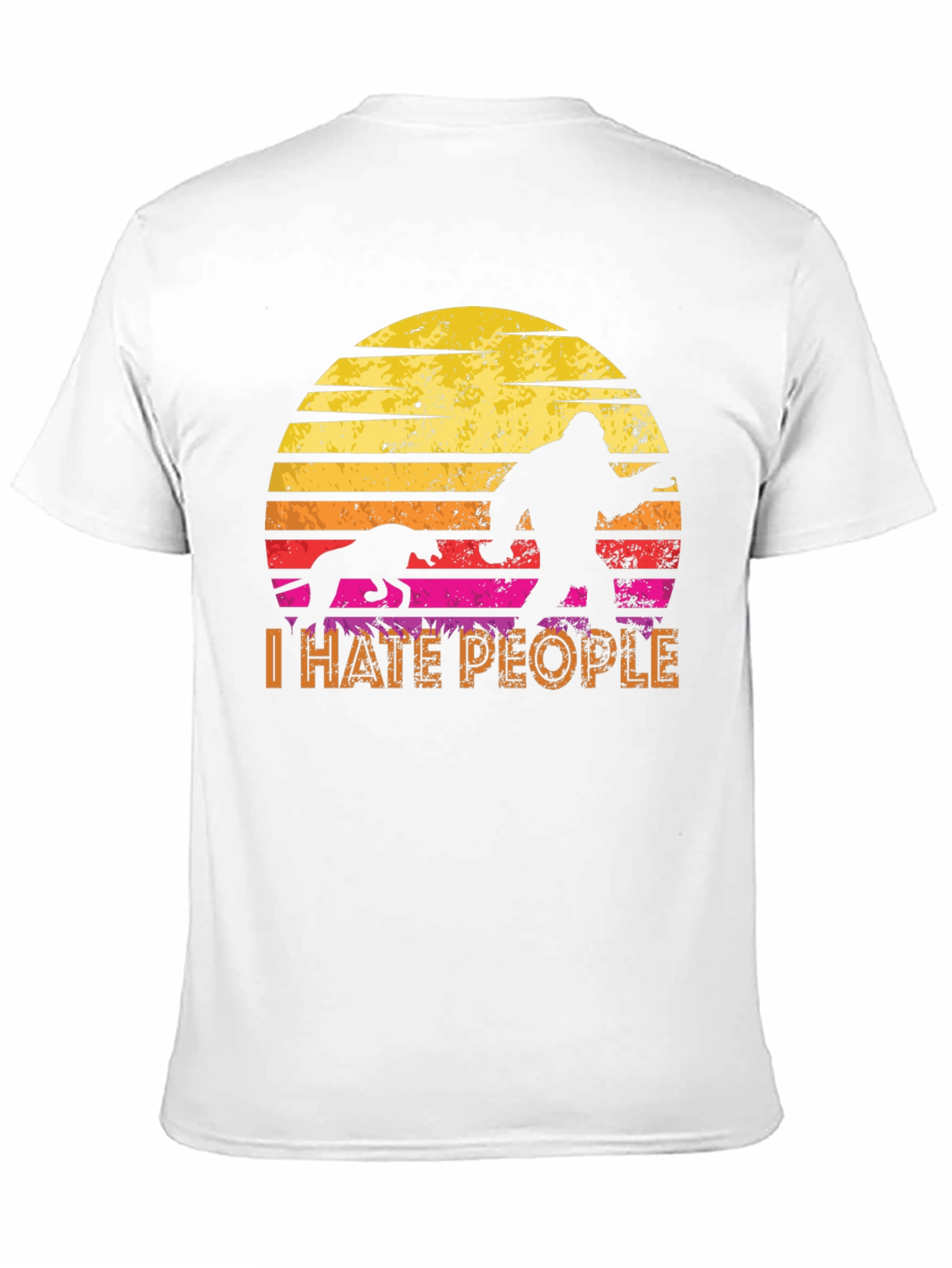 I Hate People Bigfoot T-Shirt
