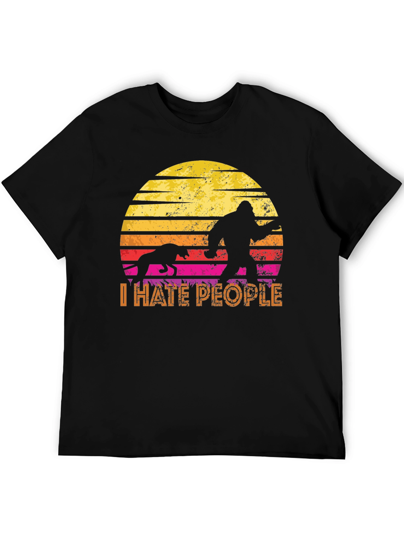 I Hate People Bigfoot T-Shirt