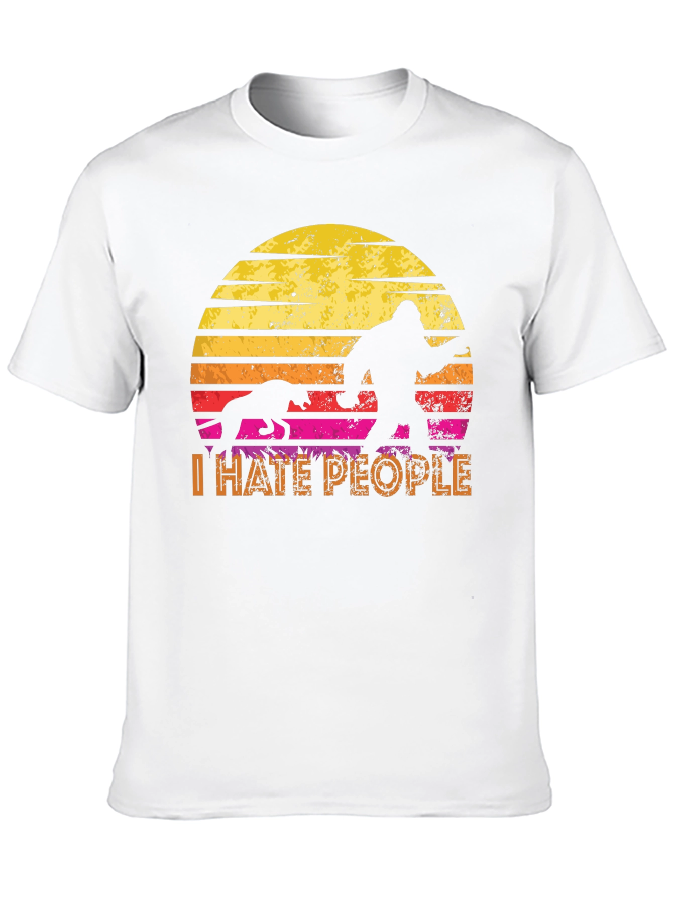 I Hate People Bigfoot T-Shirt