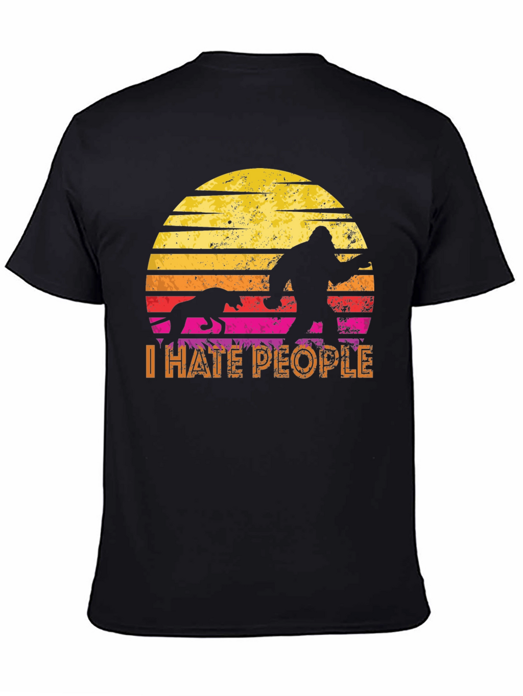 I Hate People Bigfoot T-Shirt