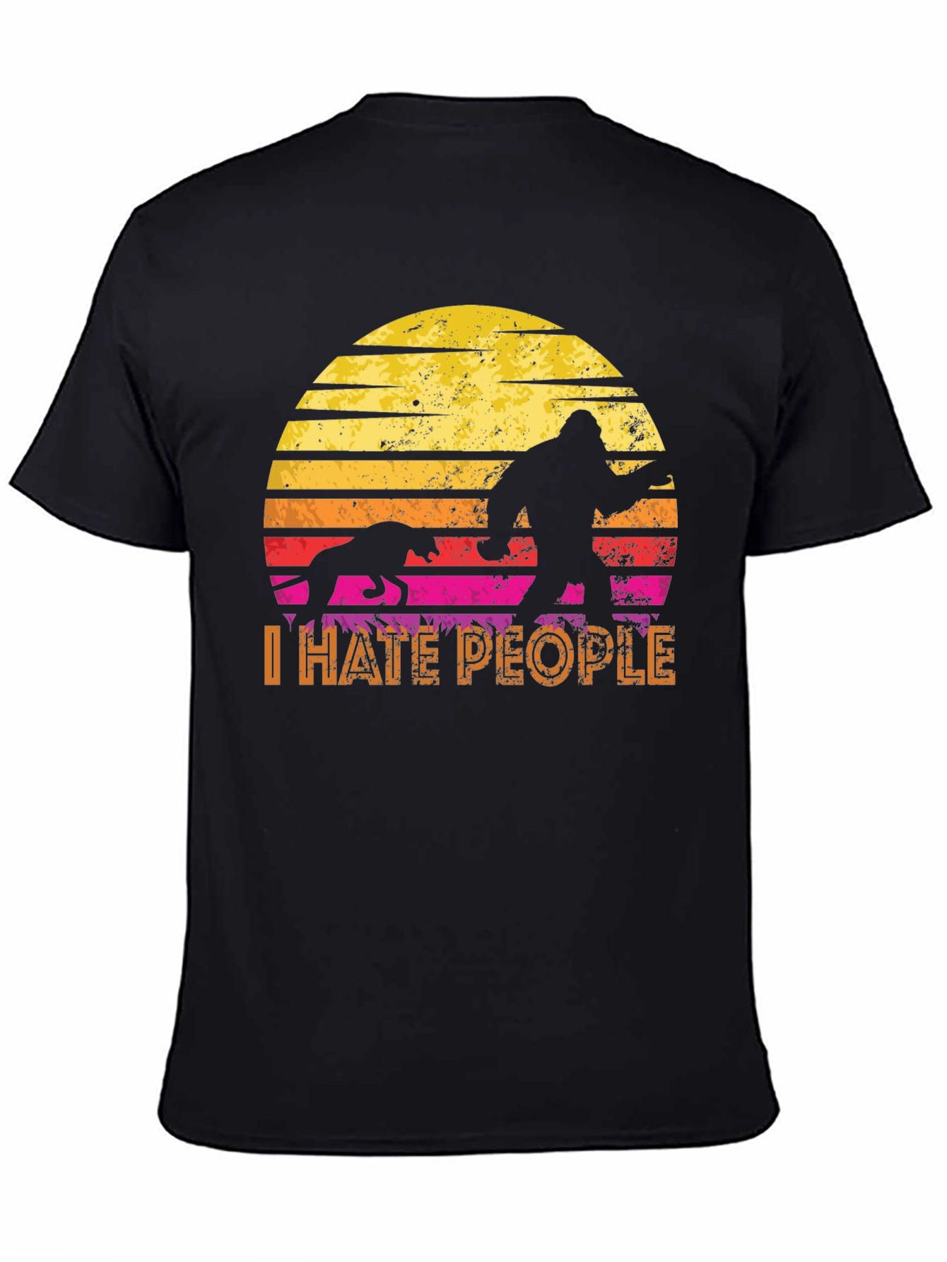 I Hate People Bigfoot T-Shirt