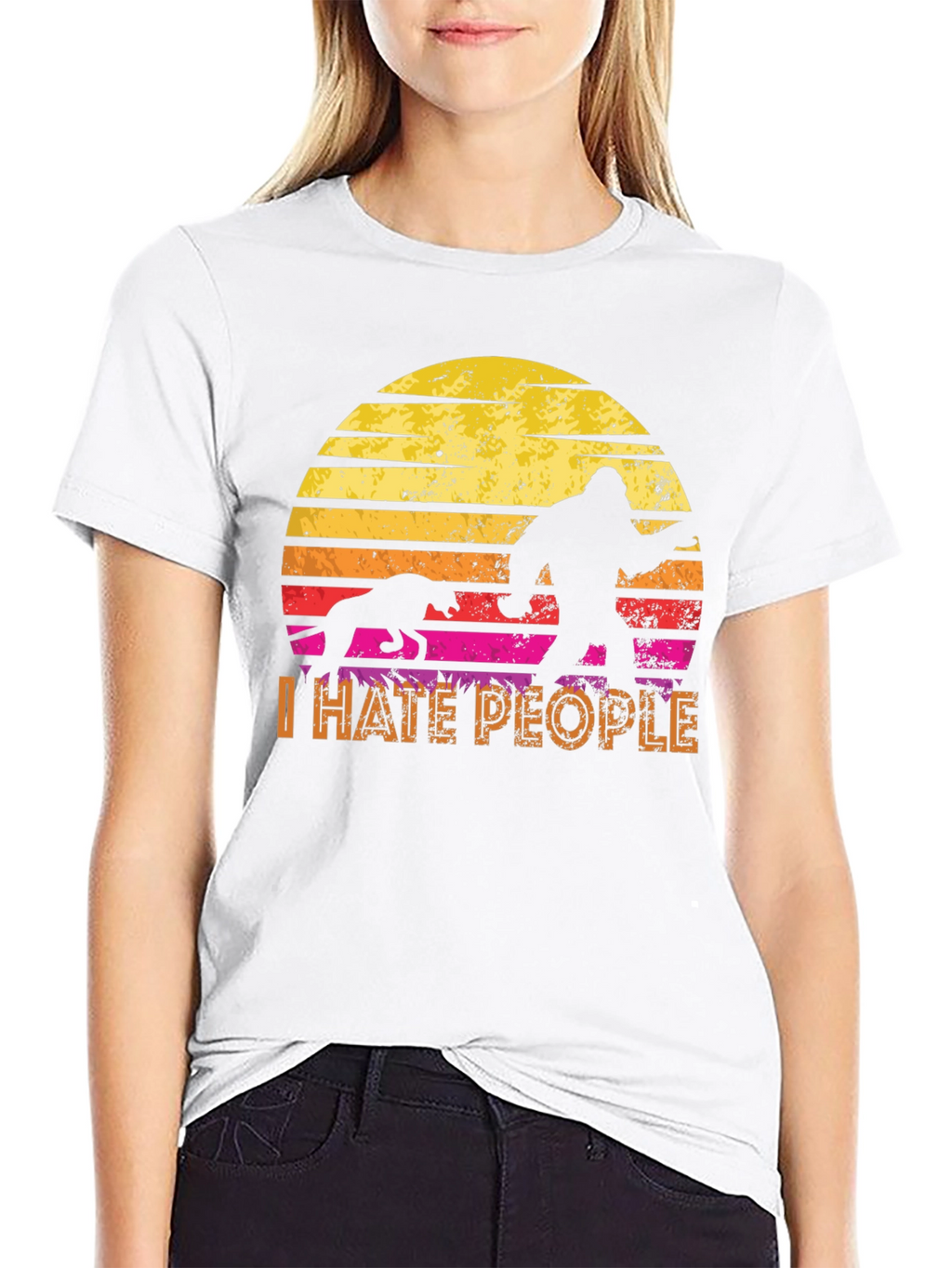 I Hate People Bigfoot T-Shirt