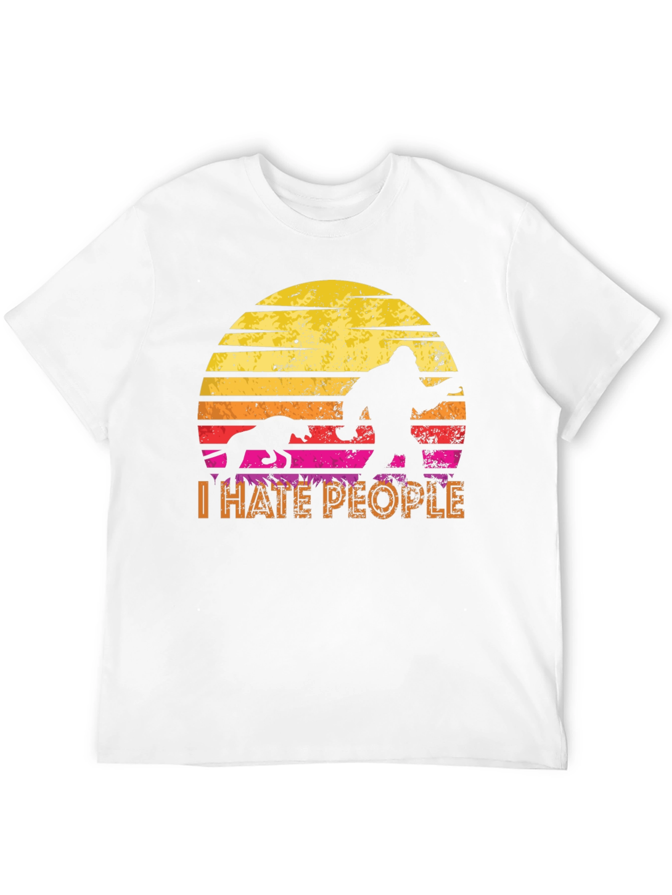 I Hate People Bigfoot T-Shirt