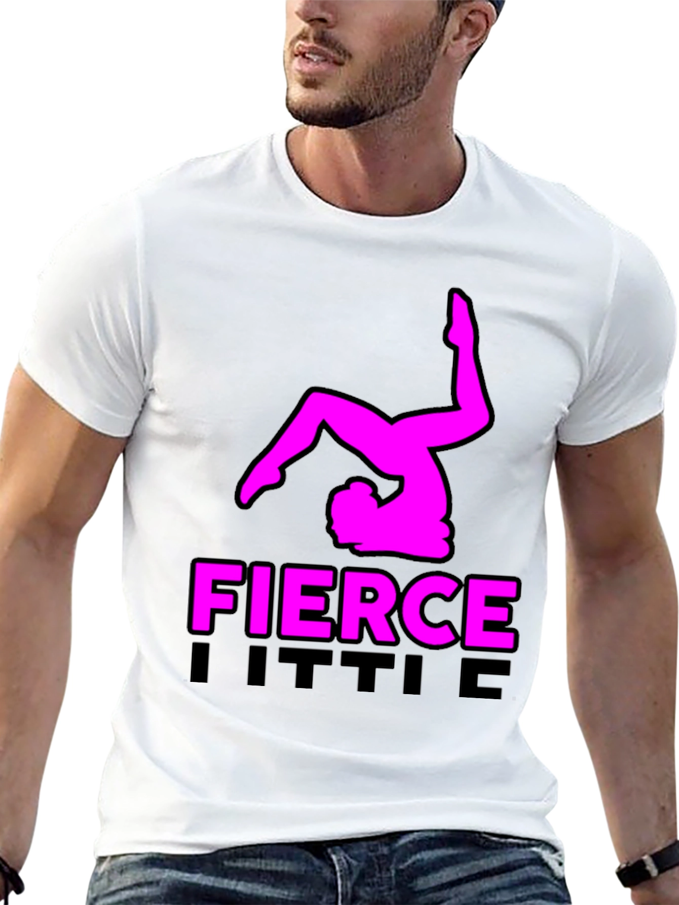 Fierce Little Gymnast Black T-Shirt