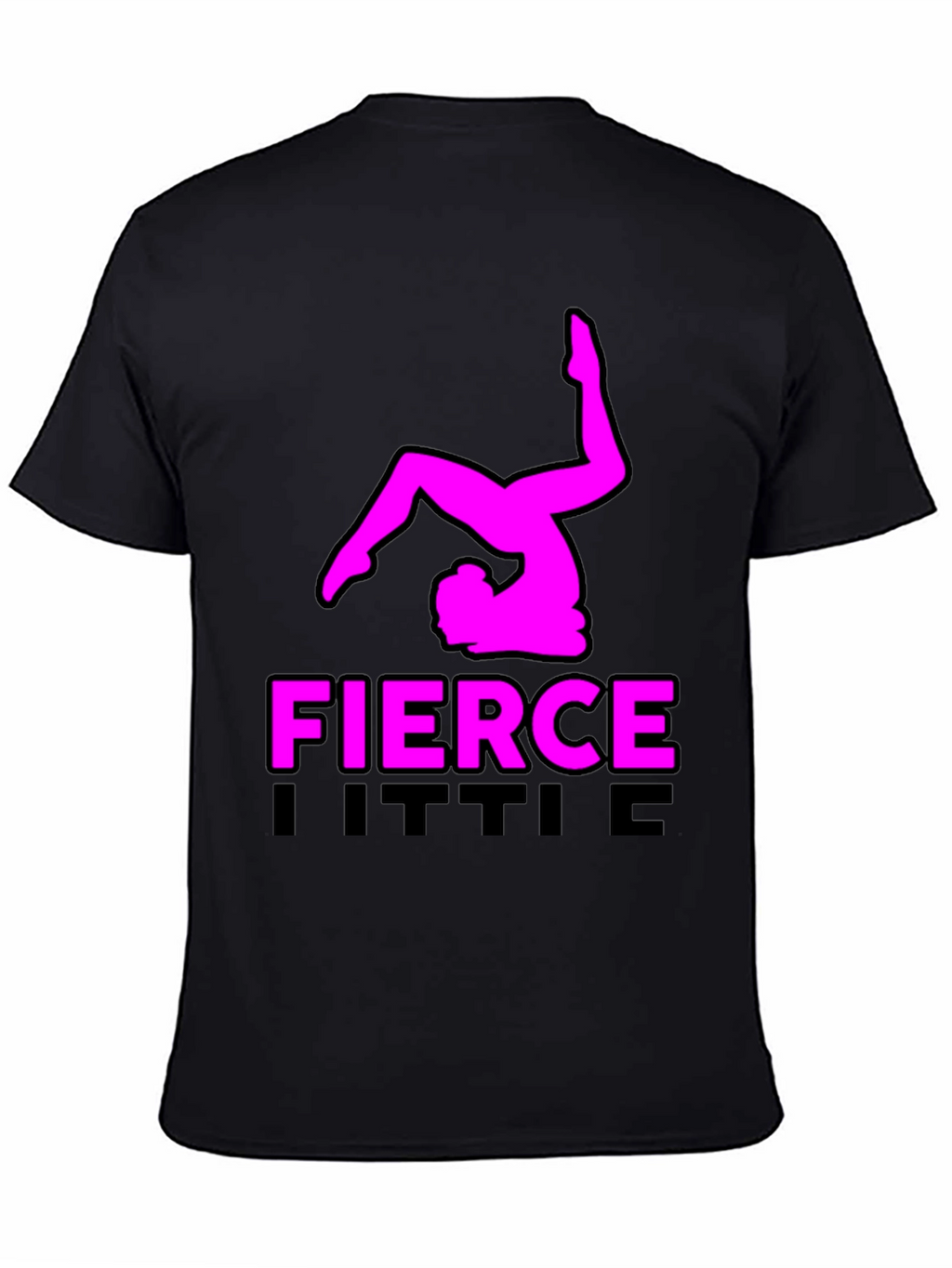 Fierce Little Gymnast Black T-Shirt