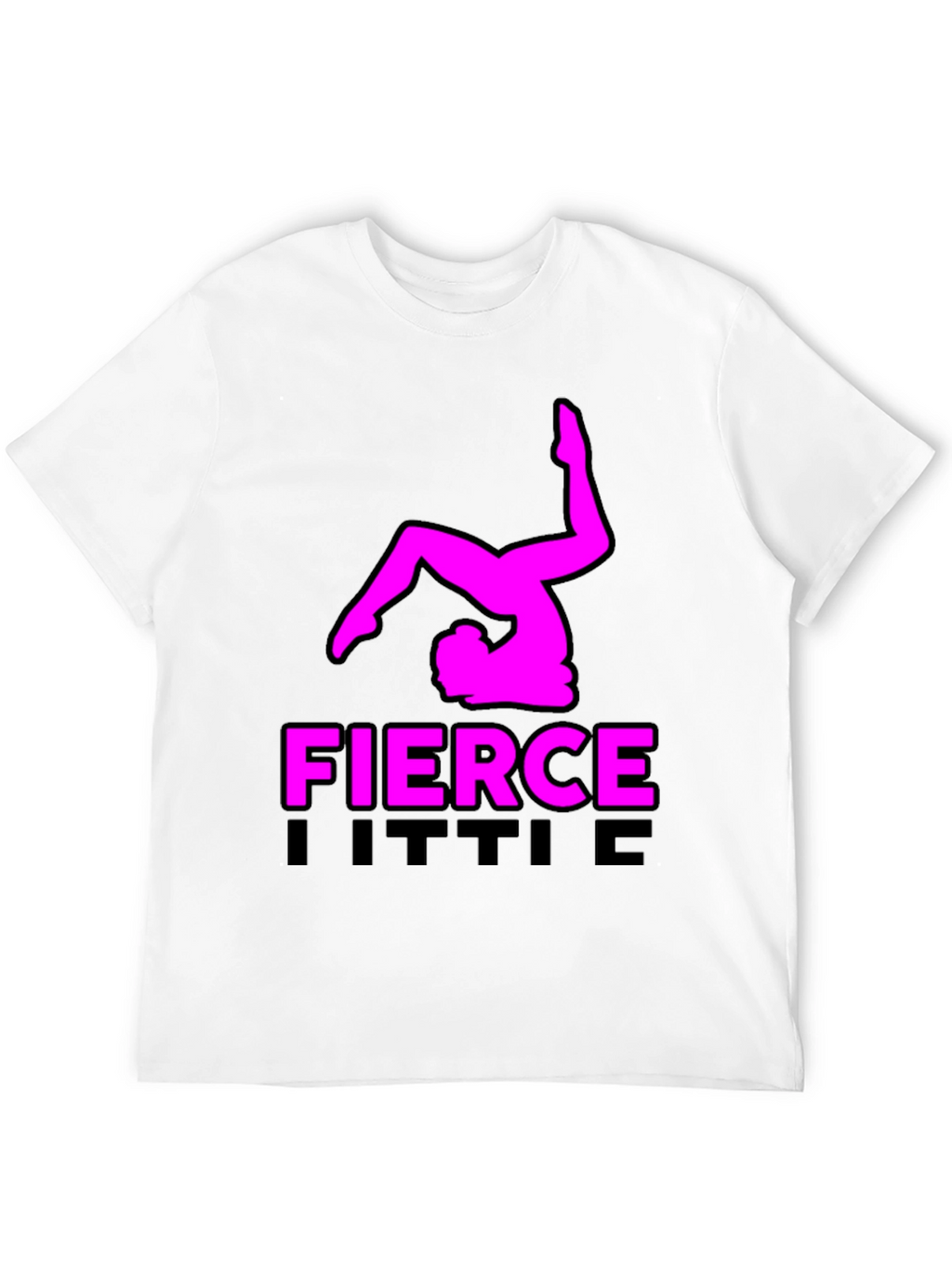 Fierce Little Gymnast Black T-Shirt