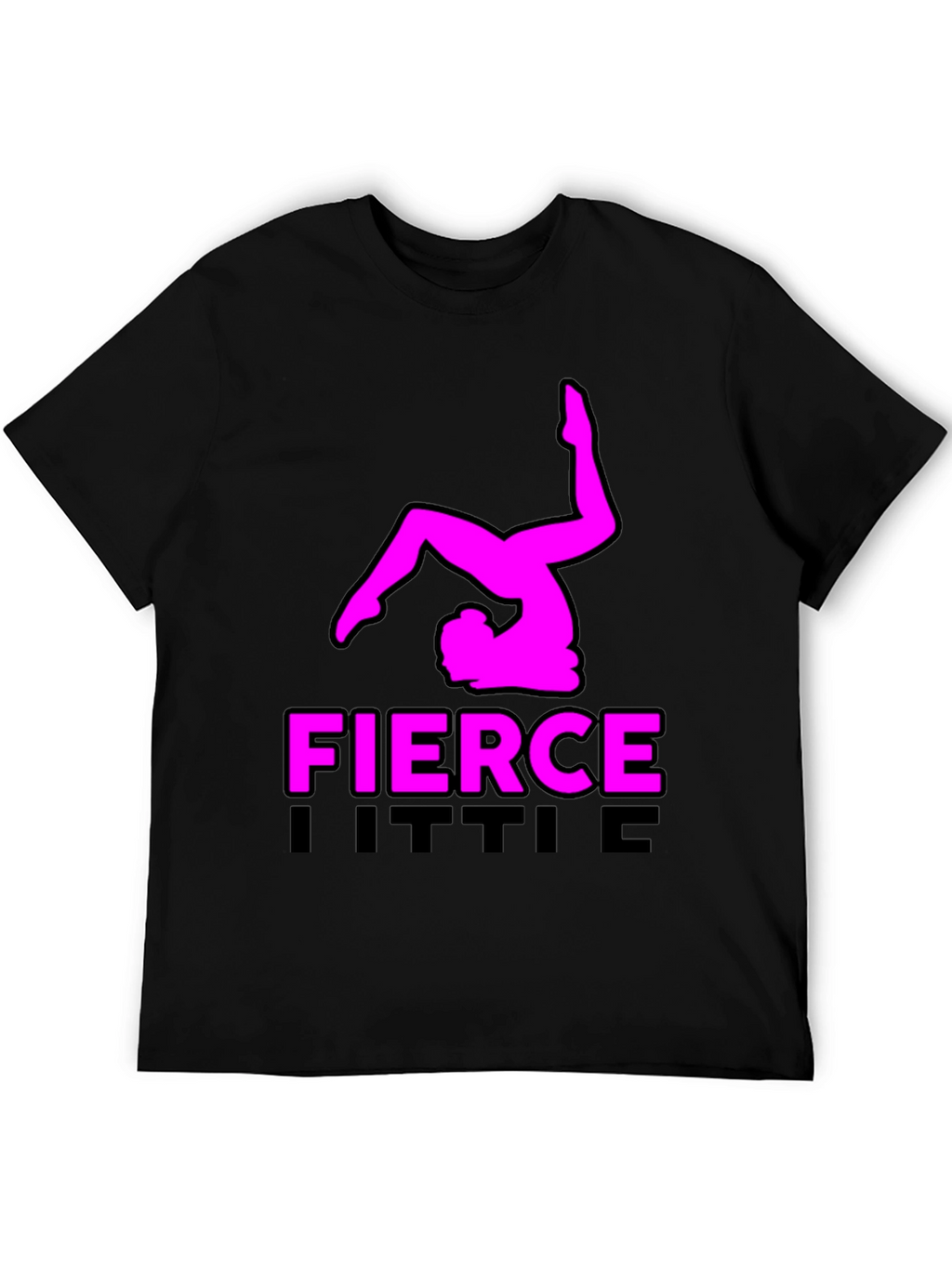 Fierce Little Gymnast Black T-Shirt