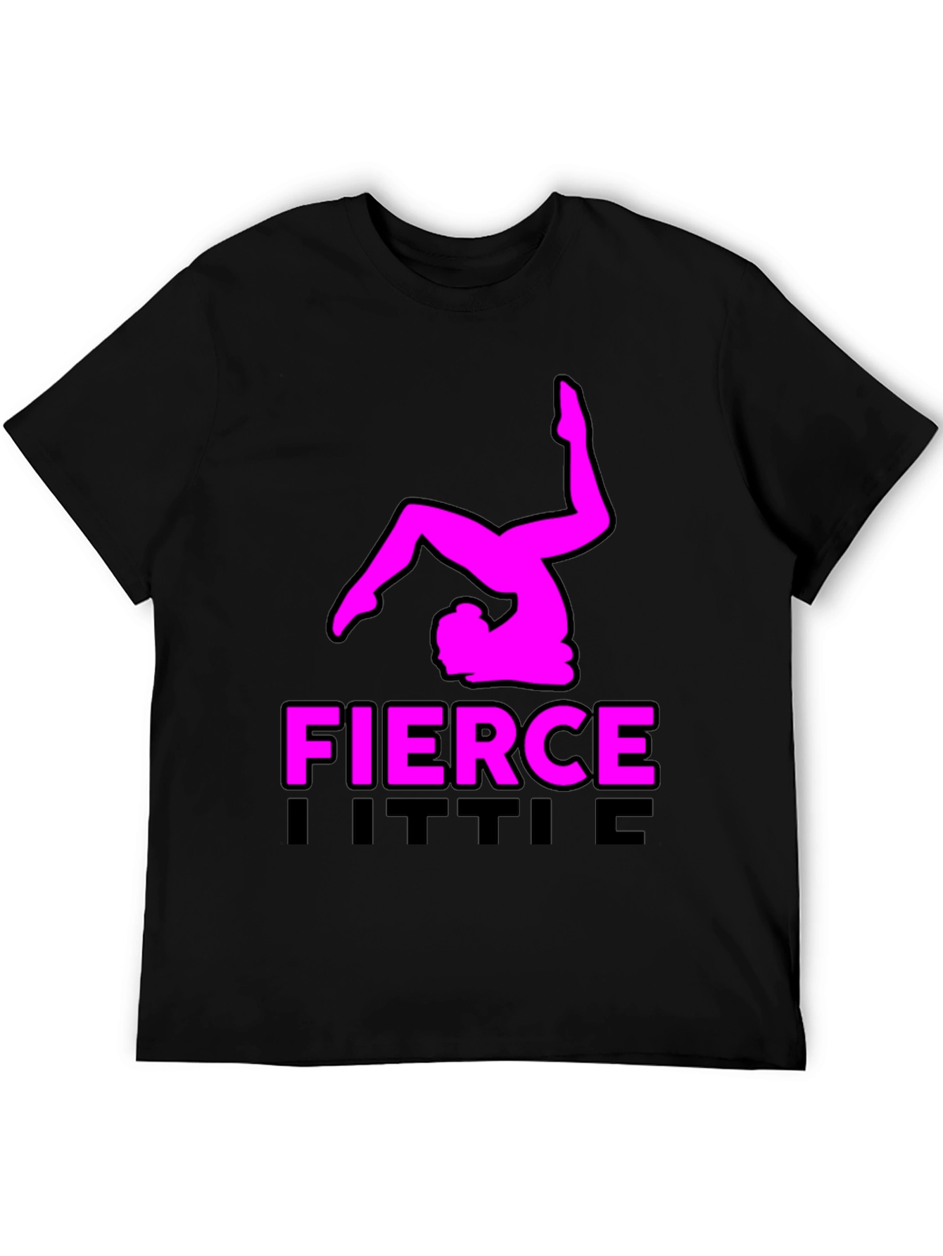 Fierce Little Gymnast Black T-Shirt