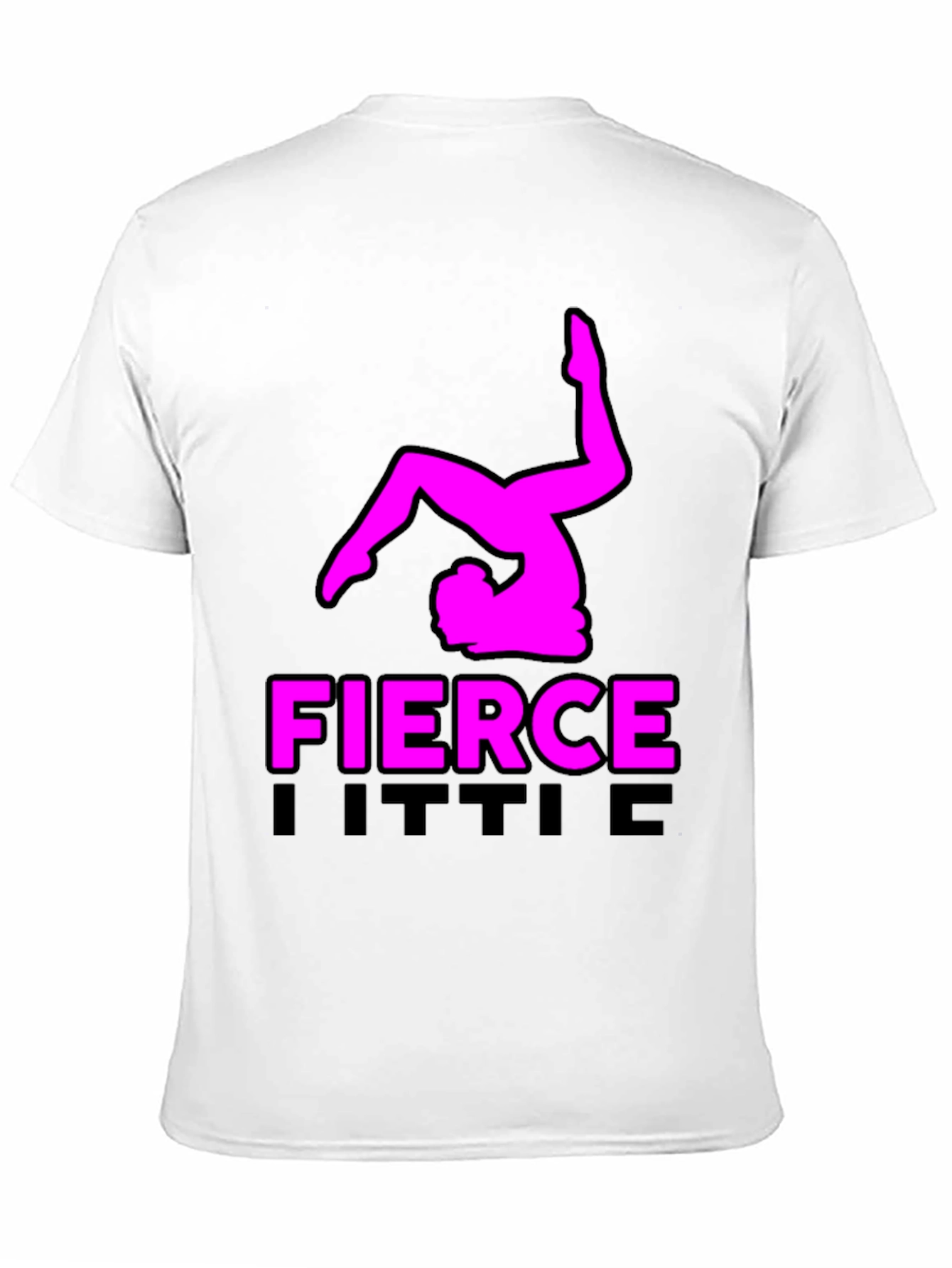 Fierce Little Gymnast Black T-Shirt