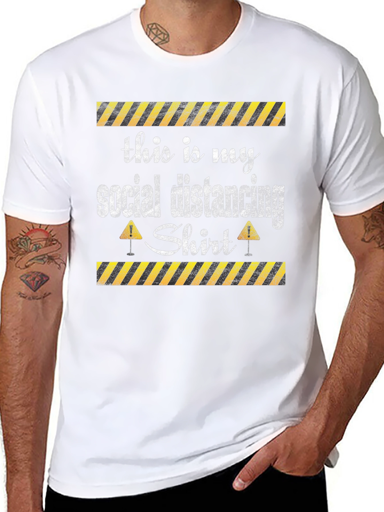 Social Distancing Shirt - Funny Novelty Tee
