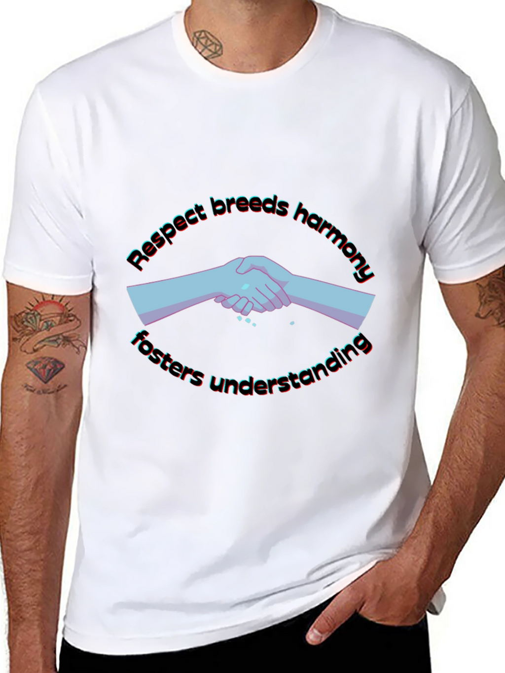 Respect Breeds Harmony Graphic Tee