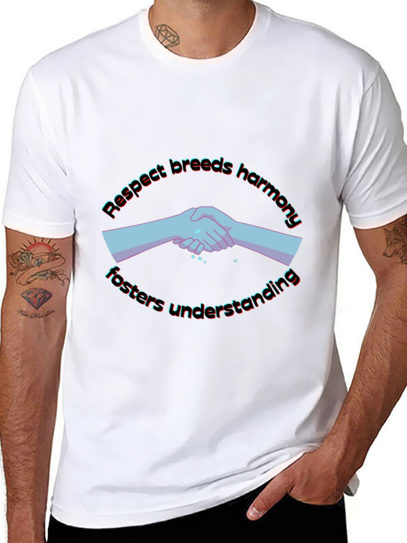 Respect Breeds Harmony Graphic Tee