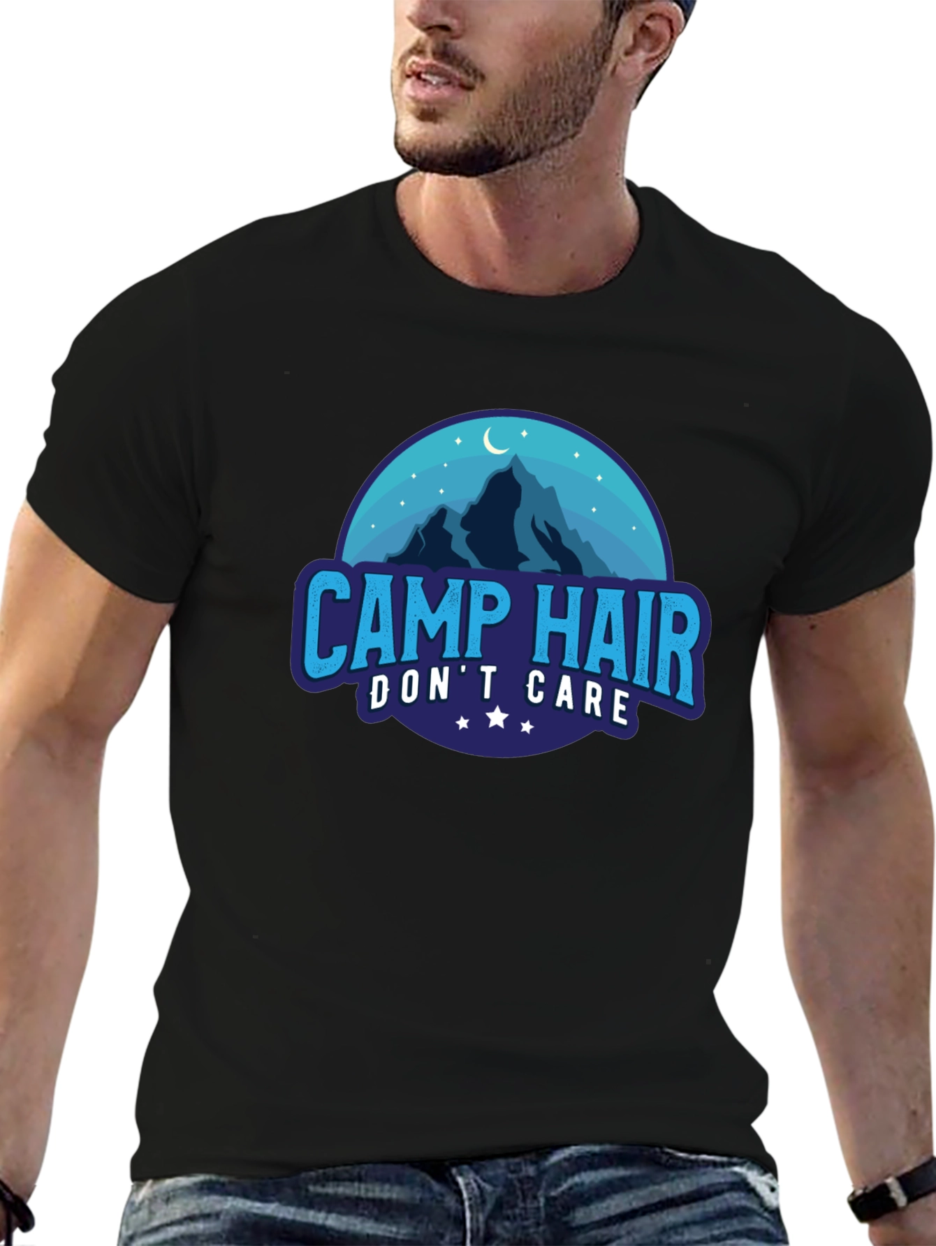Camp Hair Dont Care Graphic Tee