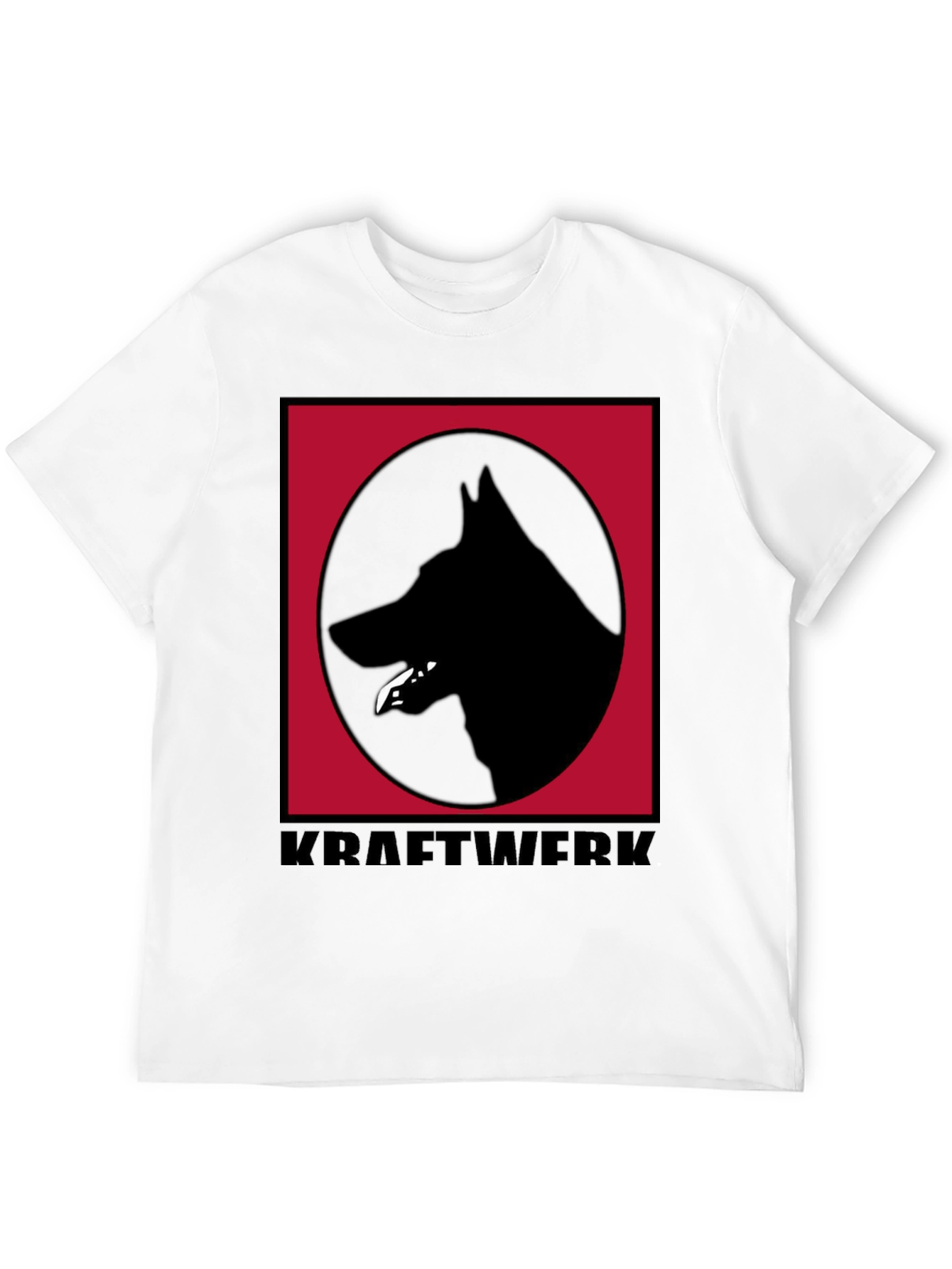 Kraftwerk Dog Logo Black T-Shirt