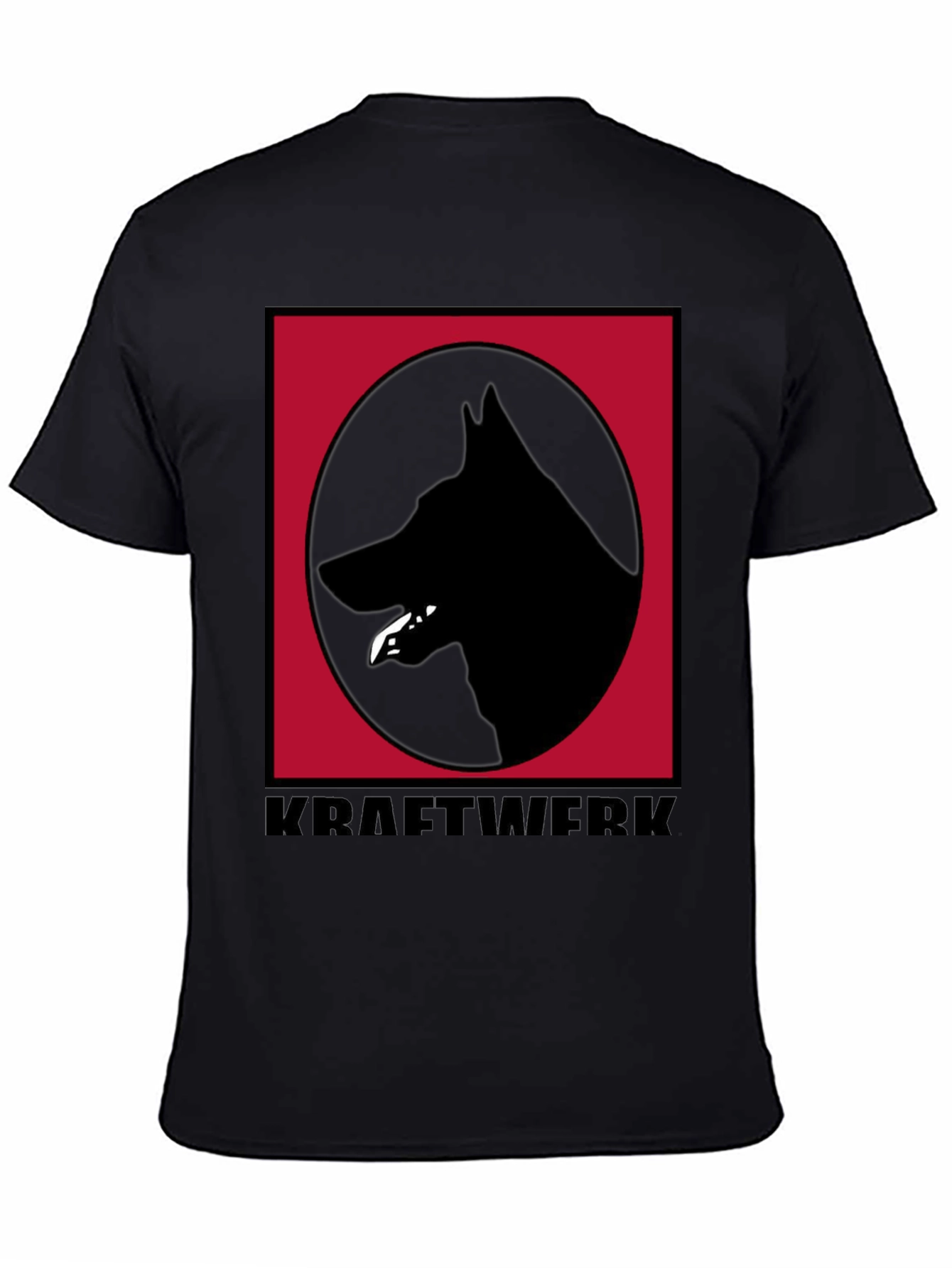 Kraftwerk Dog Logo Black T-Shirt