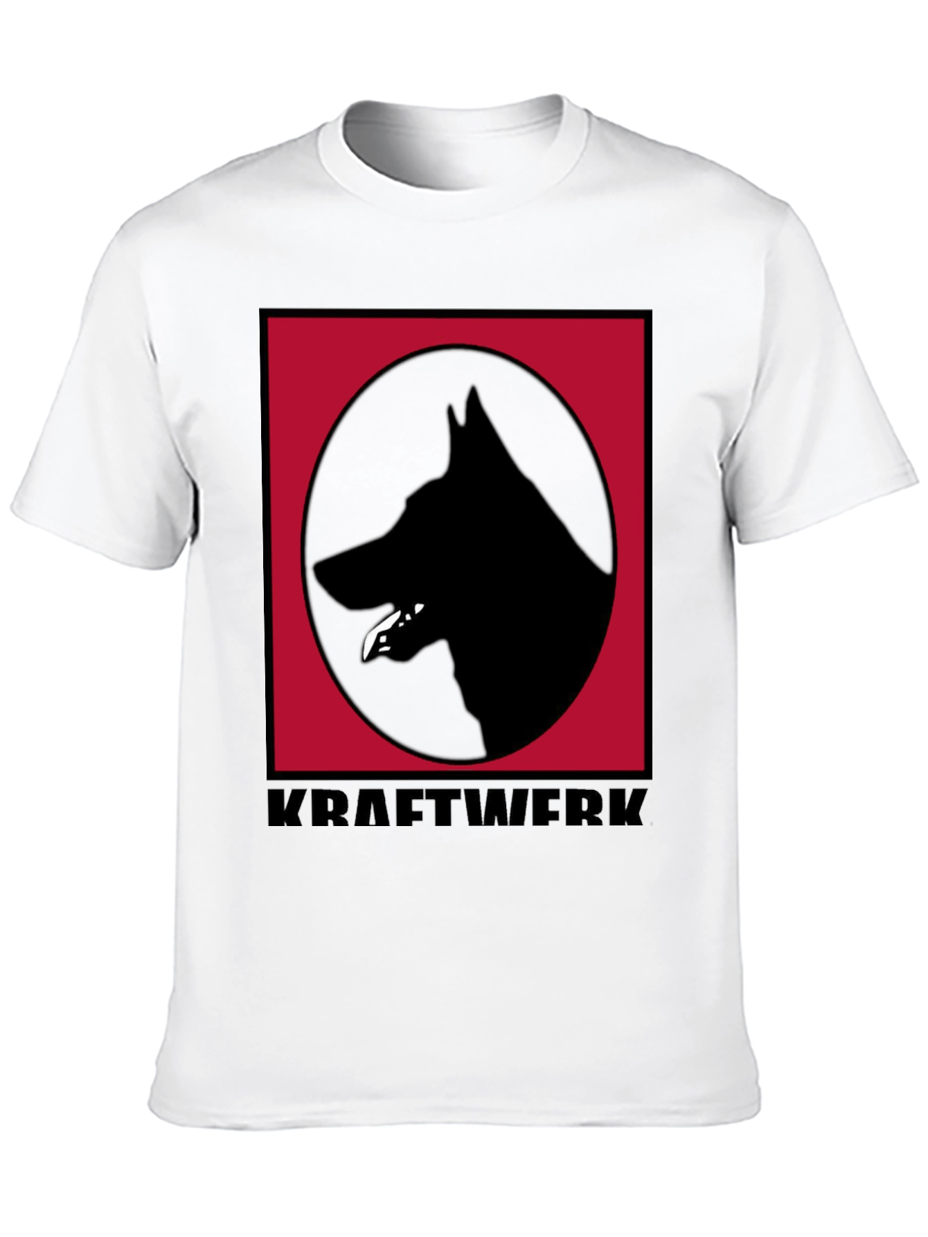 Kraftwerk Dog Logo Black T-Shirt
