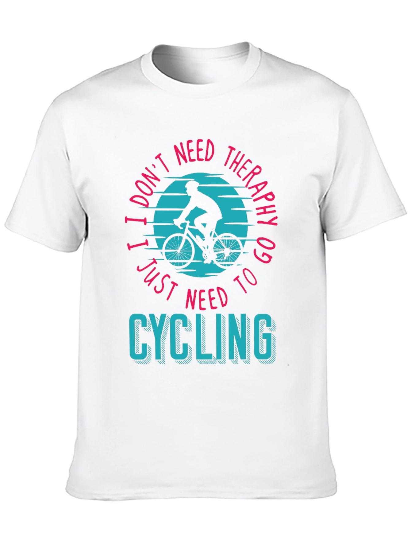 Cycling Therapy T-Shirt - Bike Lover Apparel