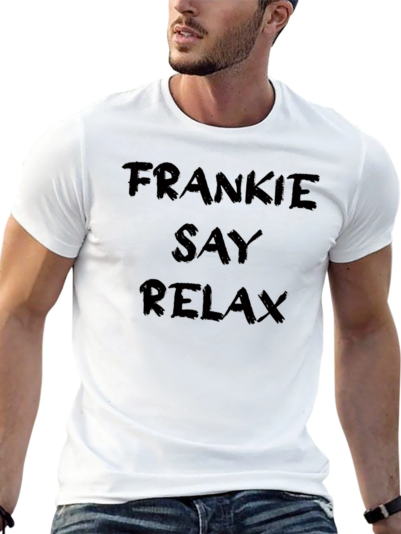 Frankie Say Relax Black T-Shirt