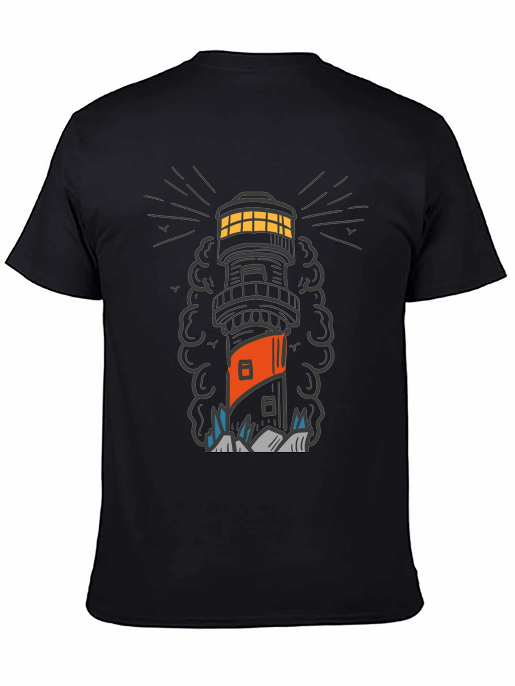 Lighthouse Graphic Tee - Coastal Style