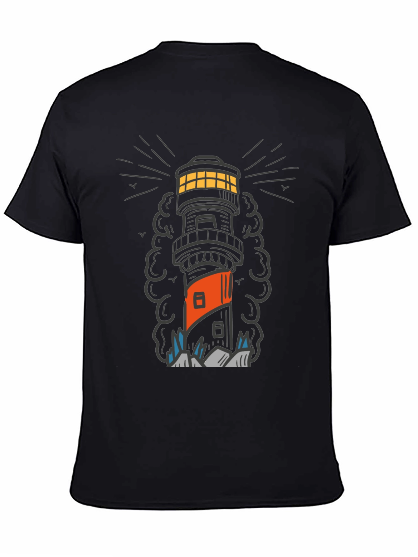 Lighthouse Graphic Tee - Coastal Style