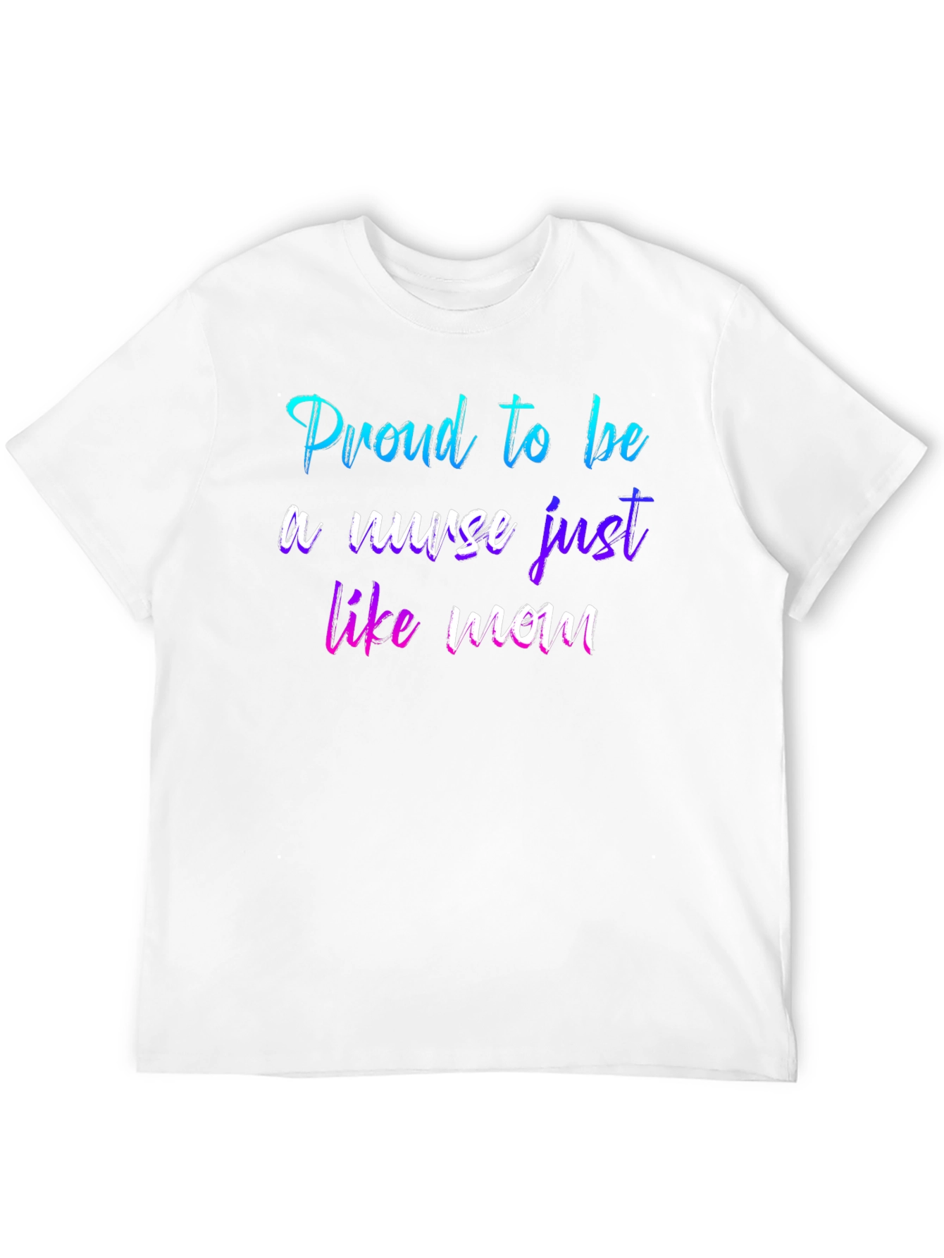 Proud Nurse Like Mom T-Shirt - Black