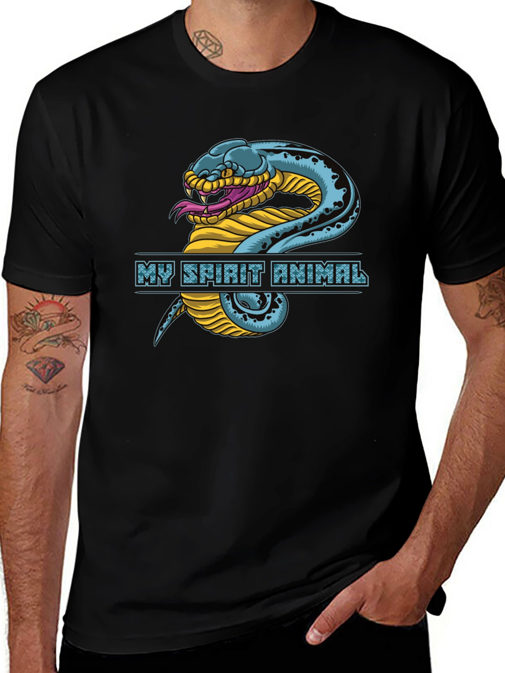 My Spirit Animal Snake Graphic T-Shirt