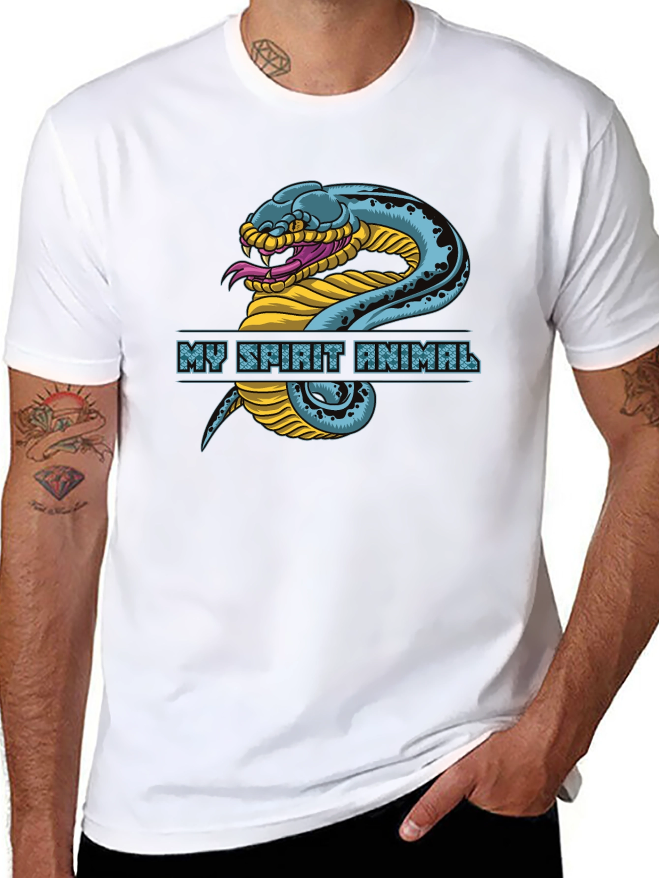 My Spirit Animal Snake Graphic T-Shirt