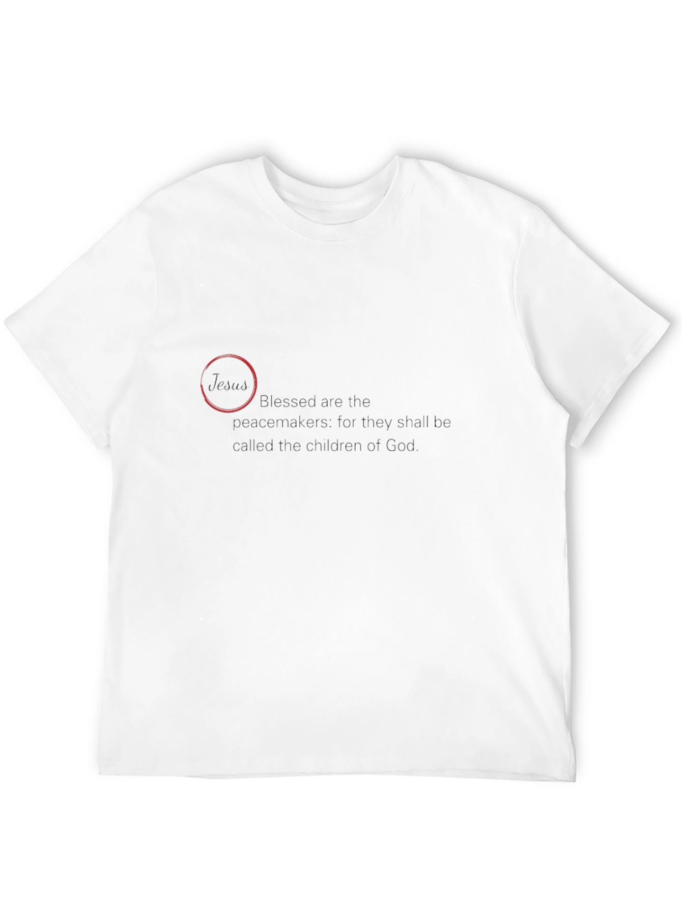 Blessed Peacemakers Black T-Shirt