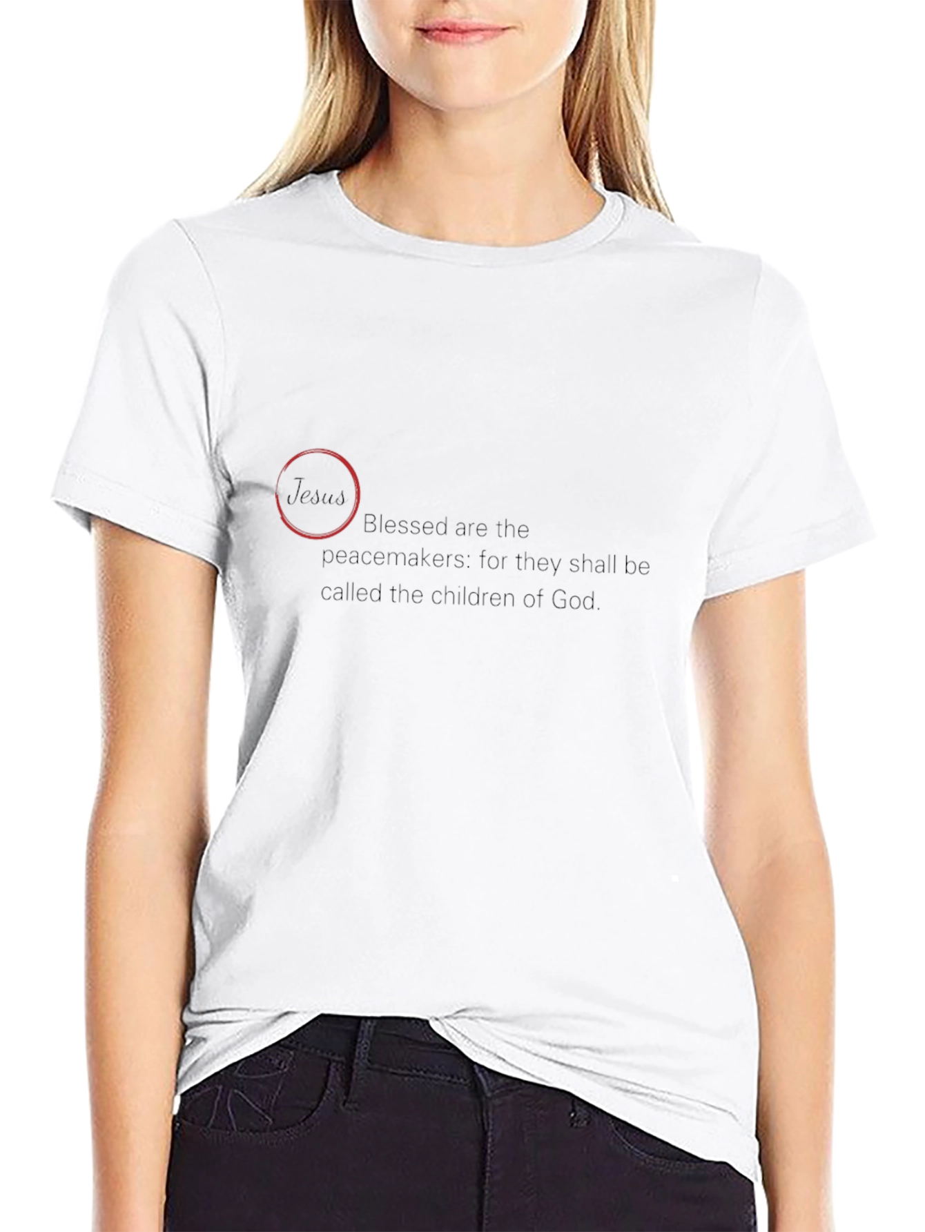 Blessed Peacemakers Black T-Shirt
