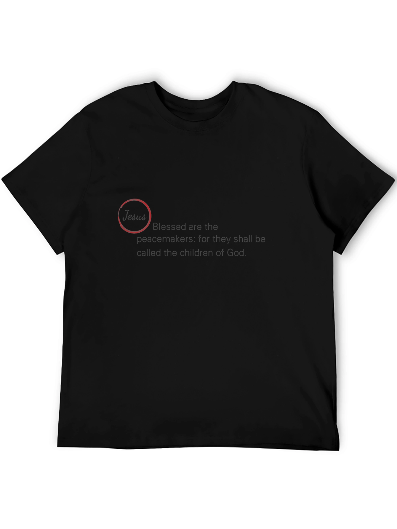 Blessed Peacemakers Black T-Shirt