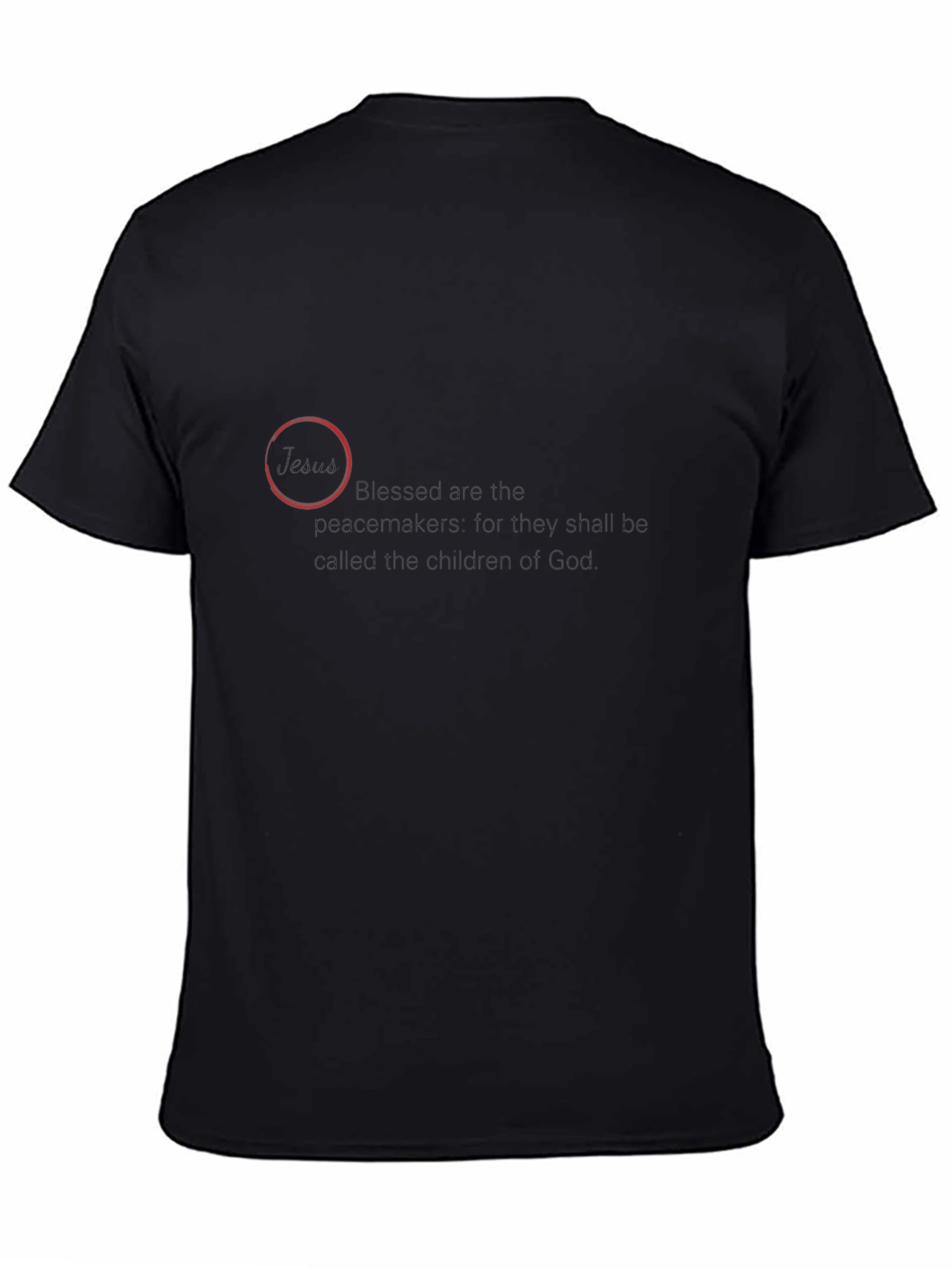 Blessed Peacemakers Black T-Shirt