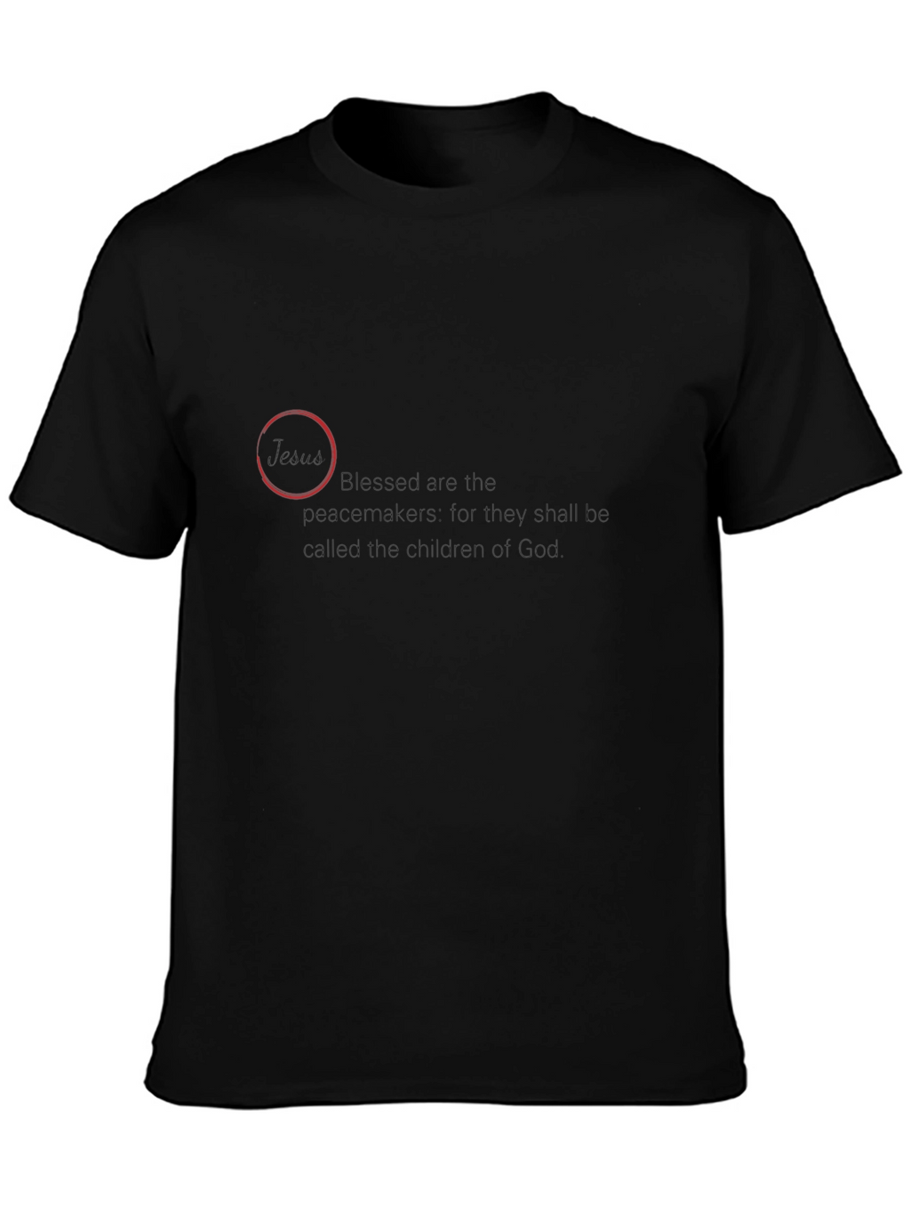 Blessed Peacemakers Black T-Shirt