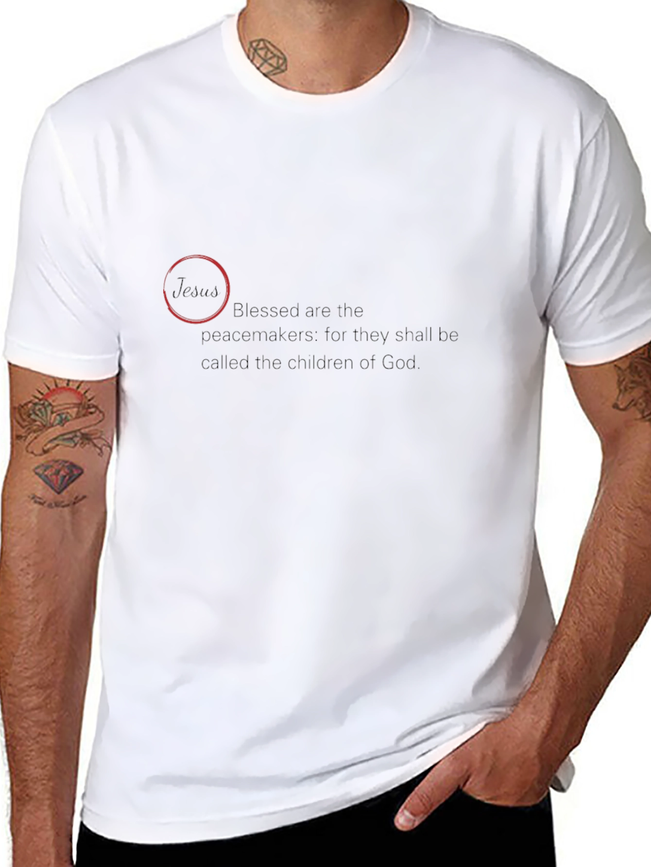 Blessed Peacemakers Black T-Shirt