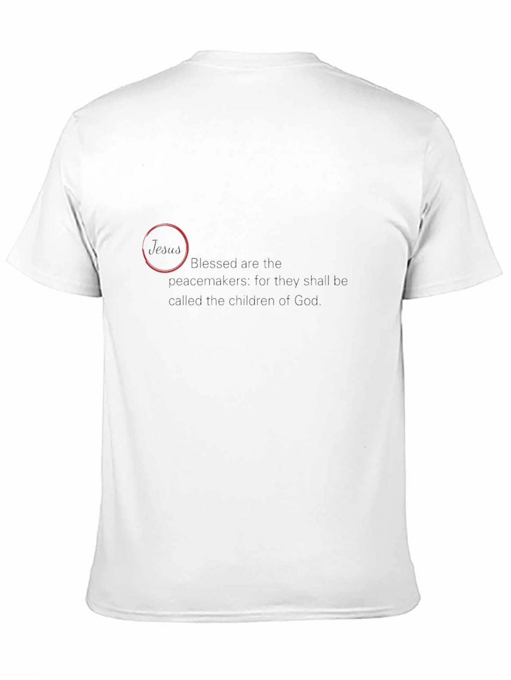 Blessed Peacemakers Black T-Shirt