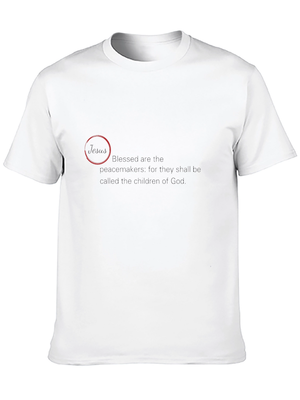 Blessed Peacemakers Black T-Shirt