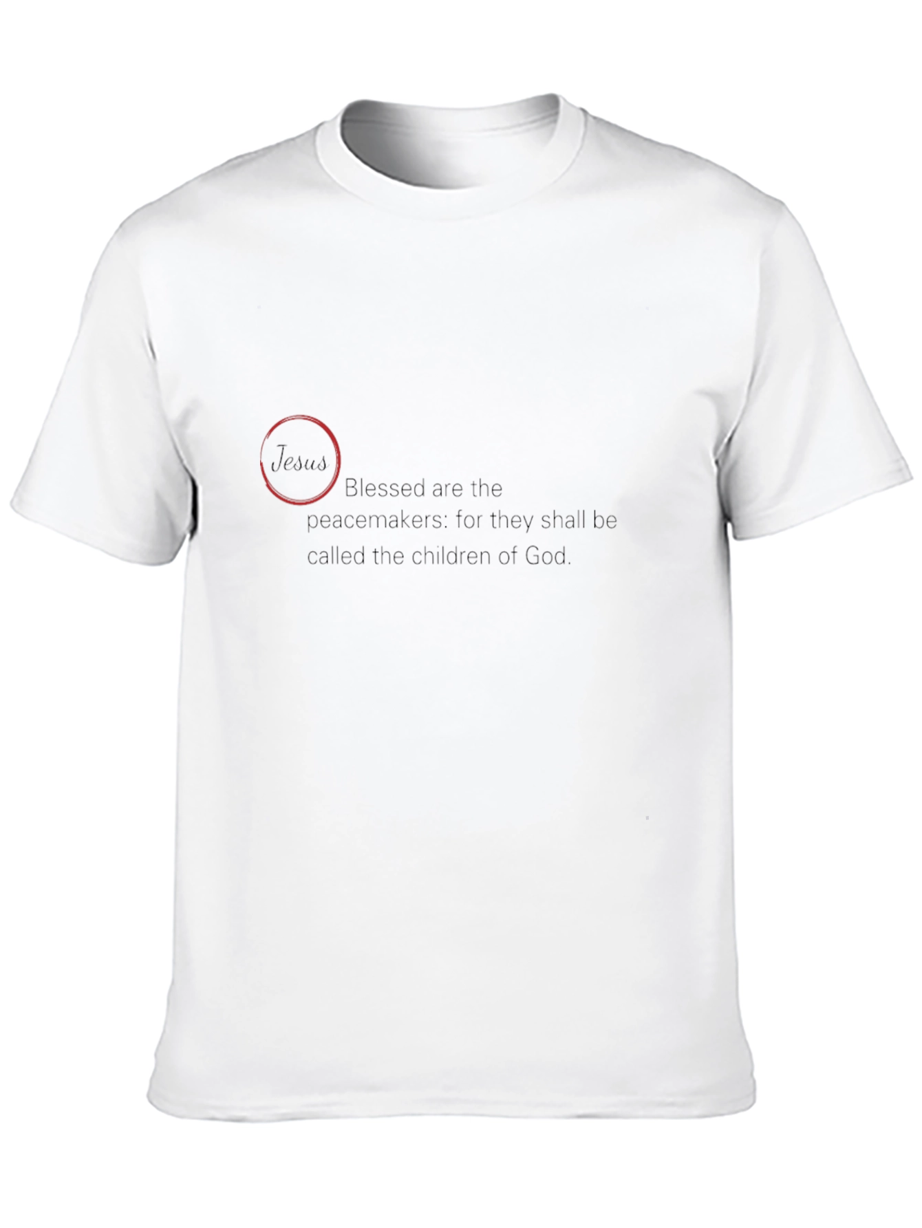 Blessed Peacemakers Black T-Shirt