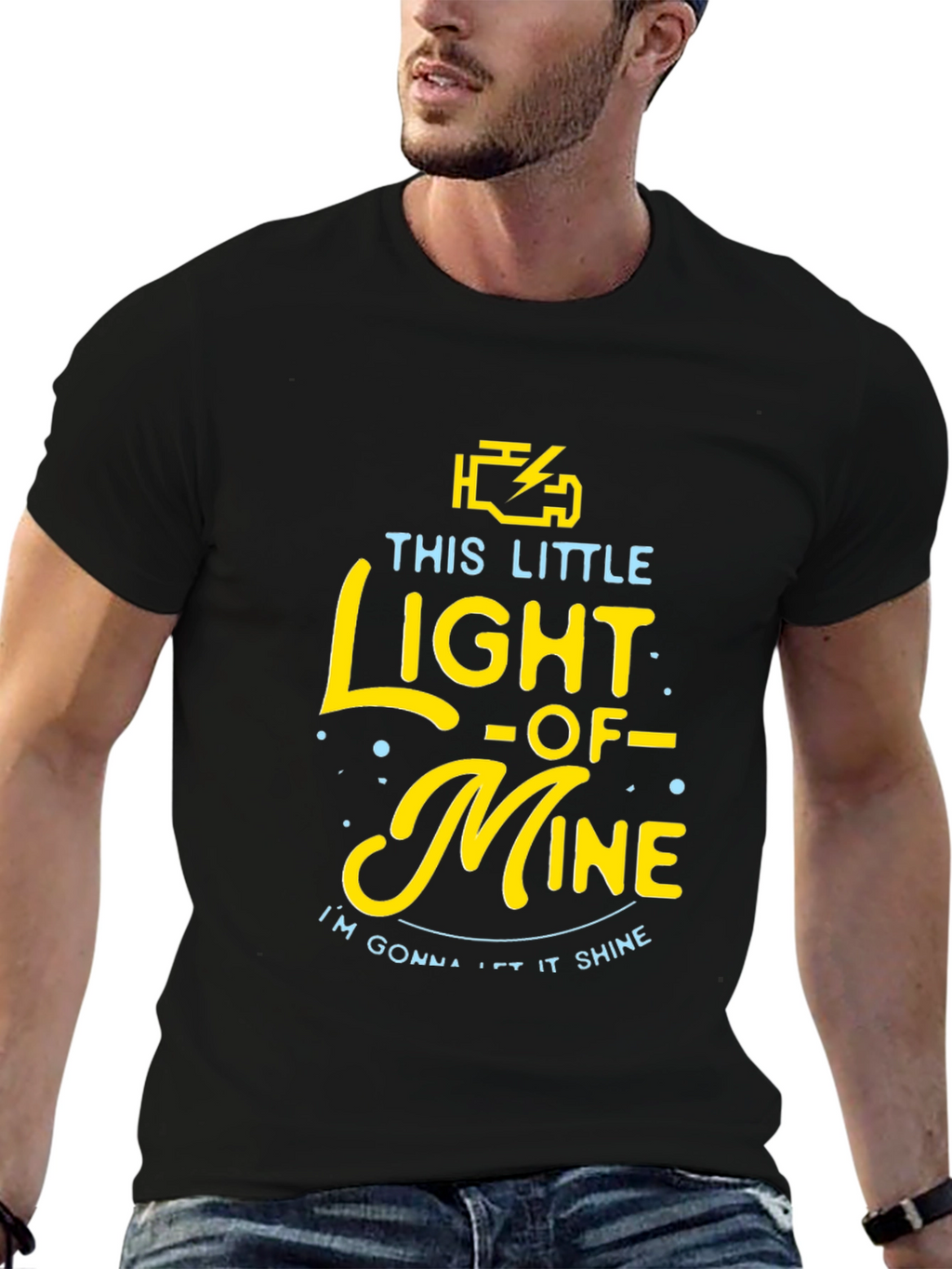 Check Engine Light This Little Light of Mine T-Shirt