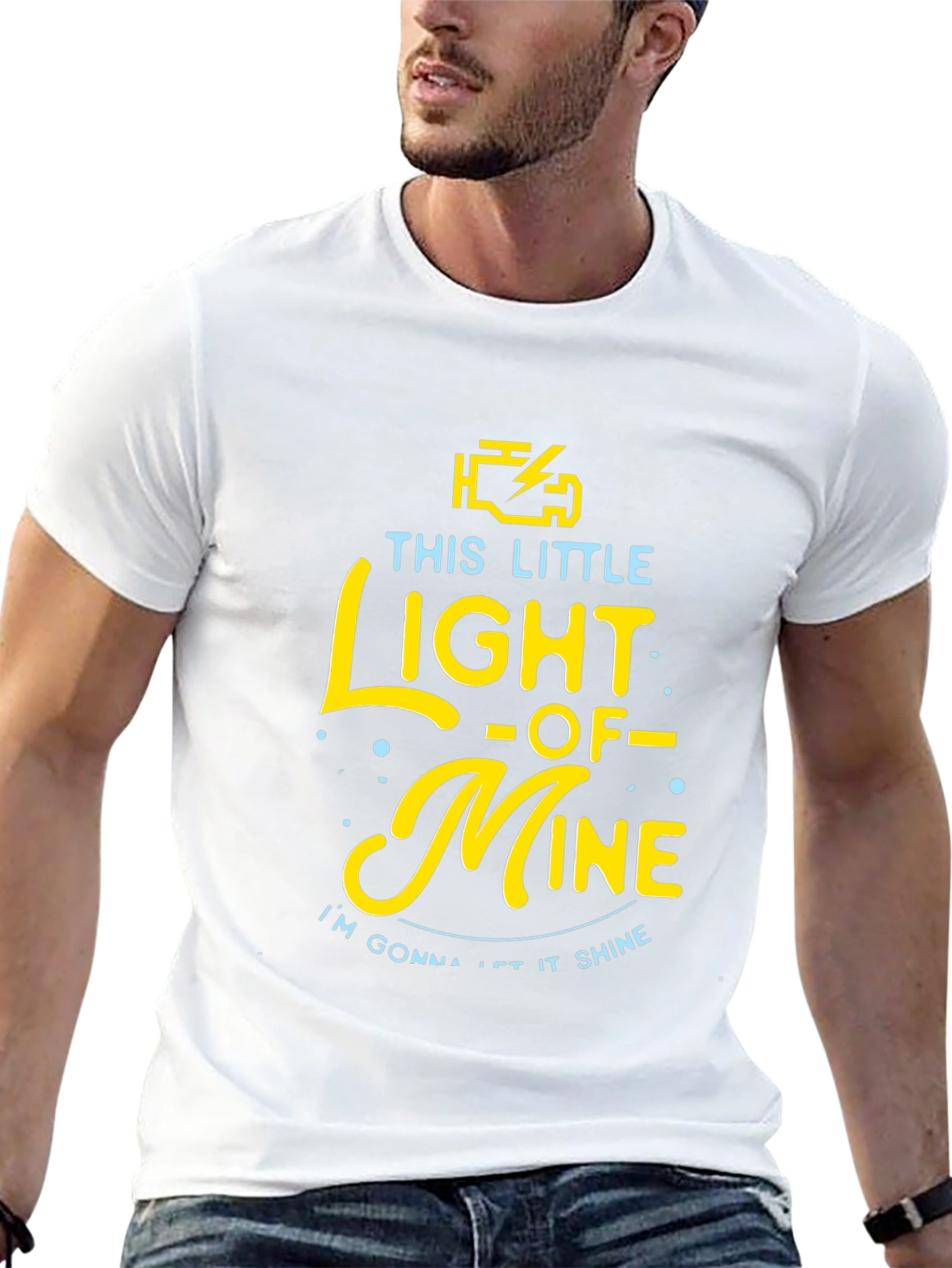 Check Engine Light This Little Light of Mine T-Shirt