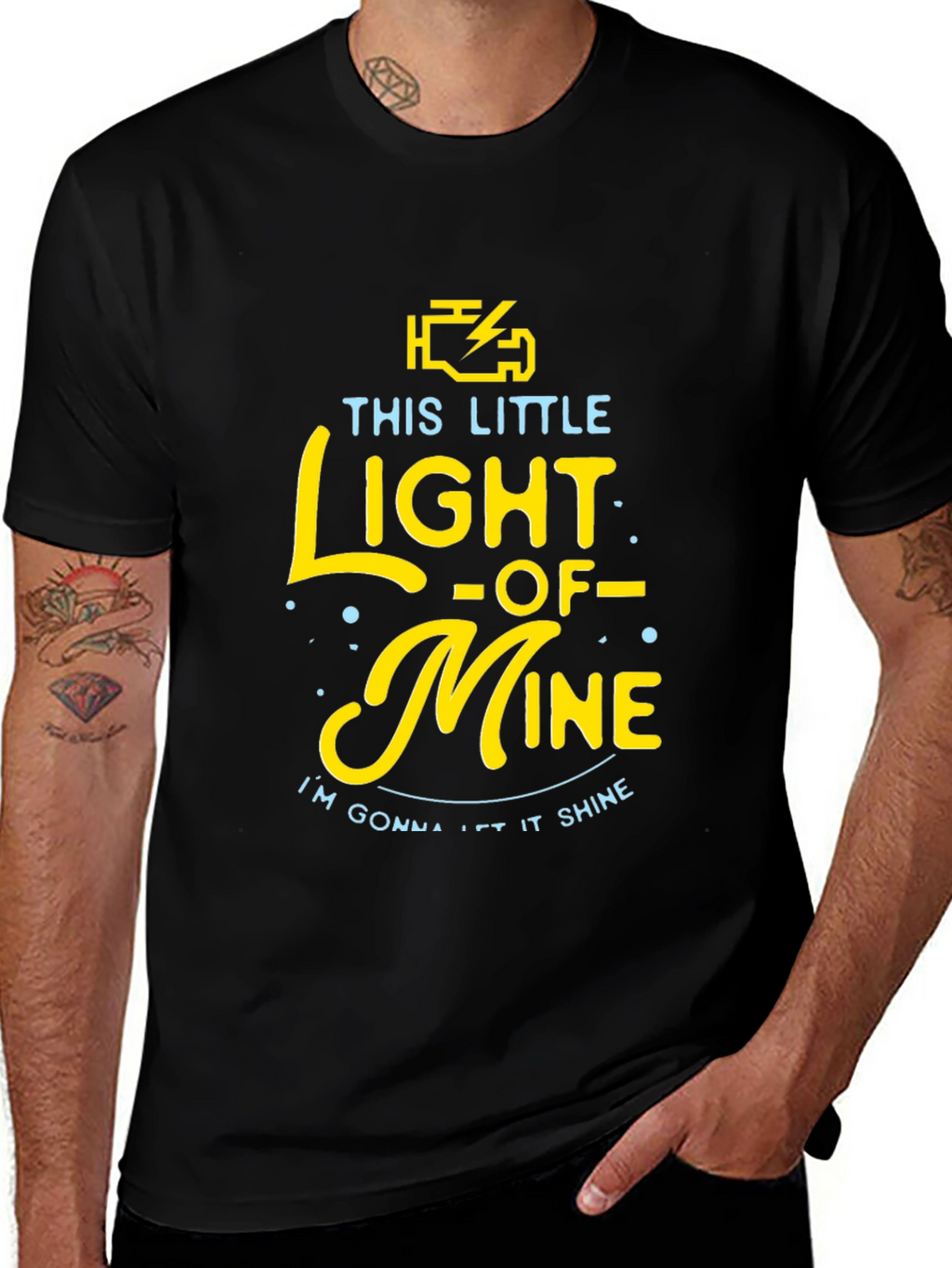 Check Engine Light This Little Light of Mine T-Shirt