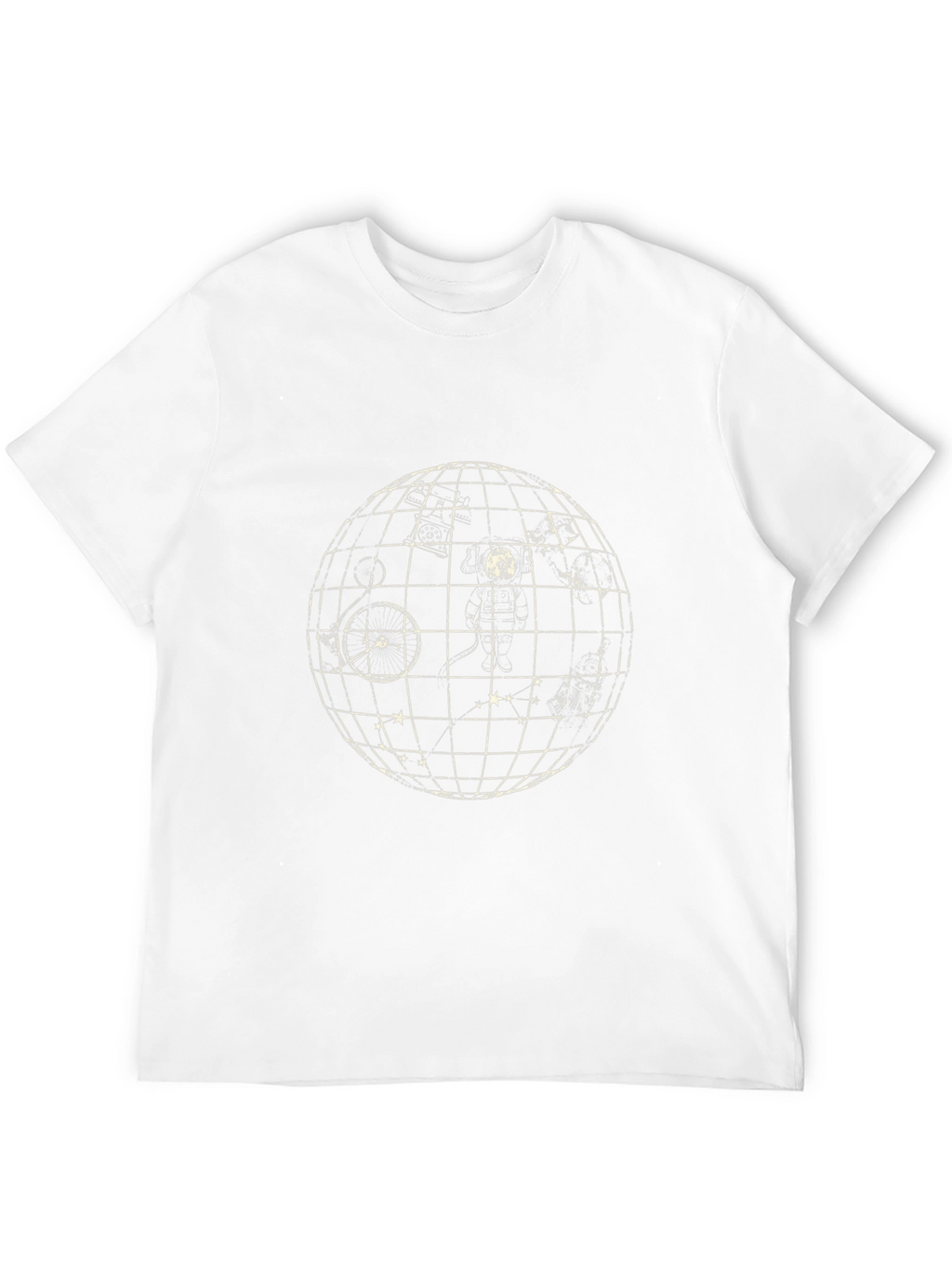 Celestial Sphere Graphic Tee - Classic Black