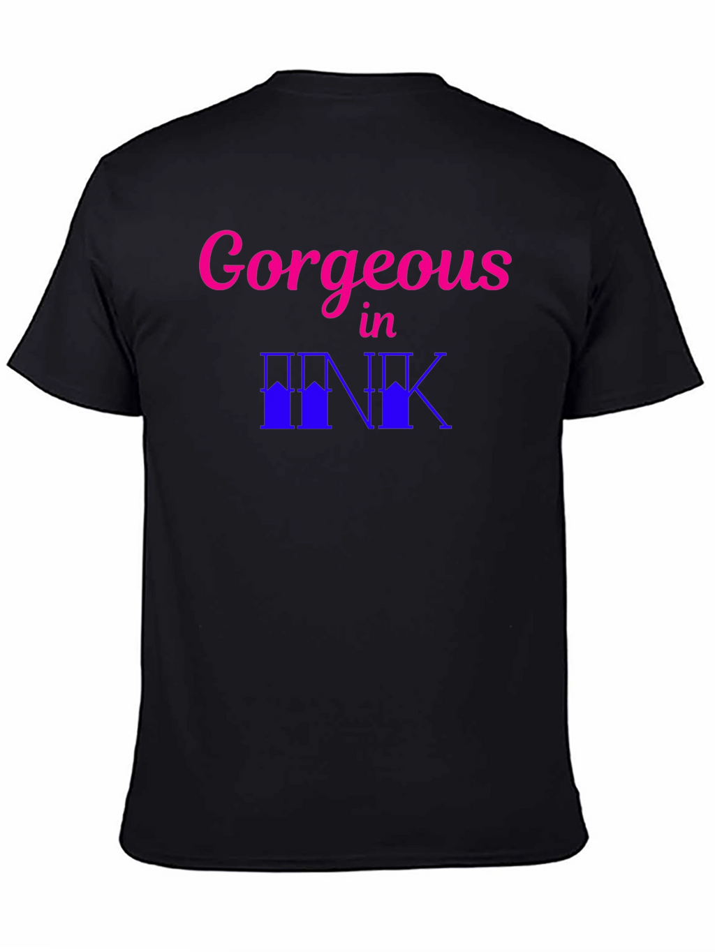 Gorgeous in Ink Black T-Shirt Graphic Tee