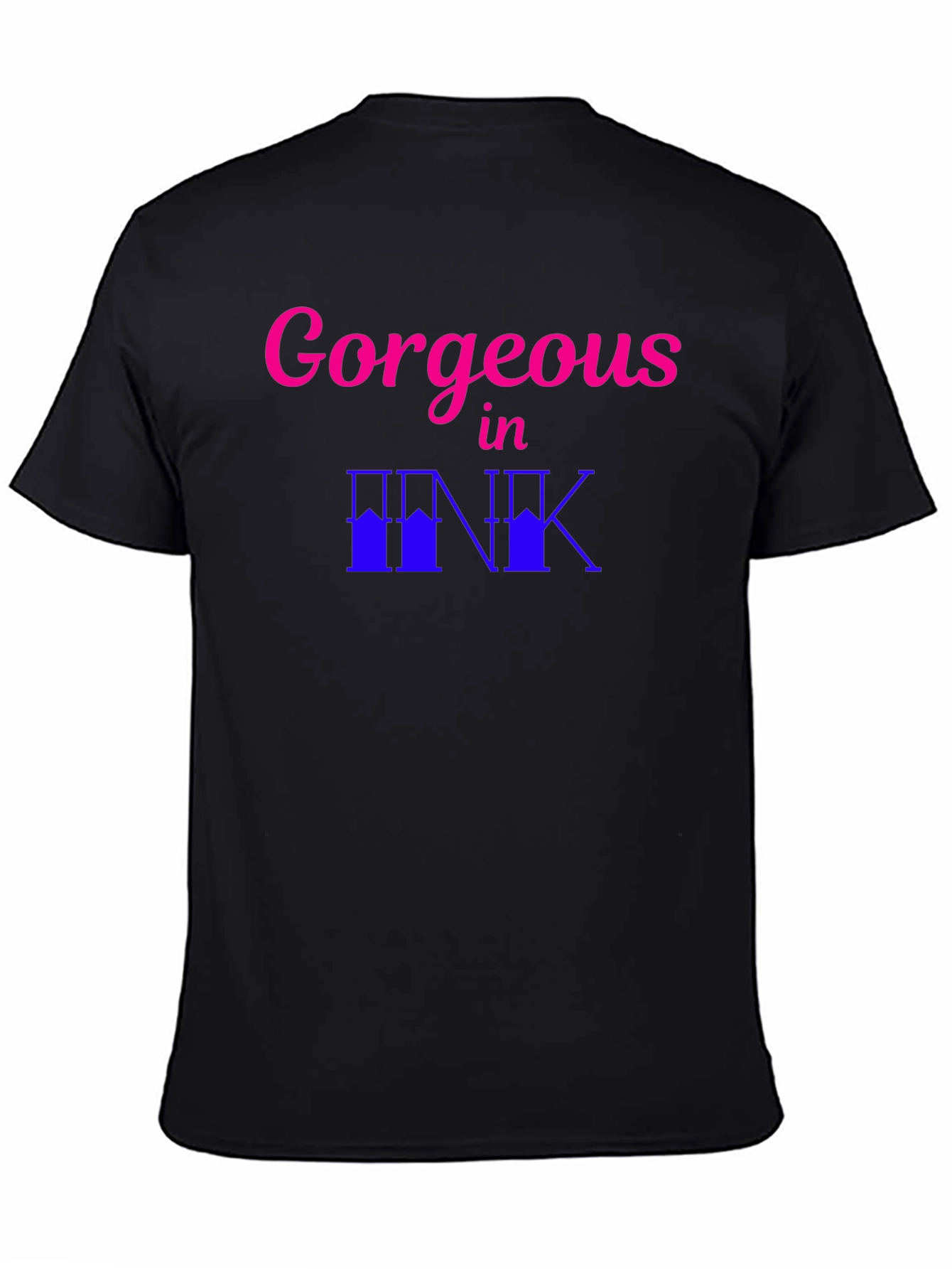 Gorgeous in Ink Black T-Shirt Graphic Tee