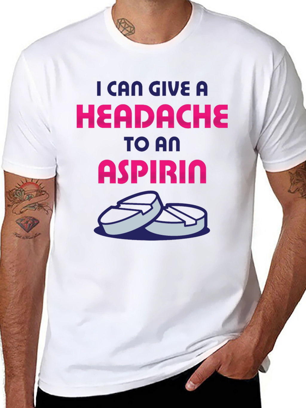 Headache to an Aspirin Graphic T-Shirt