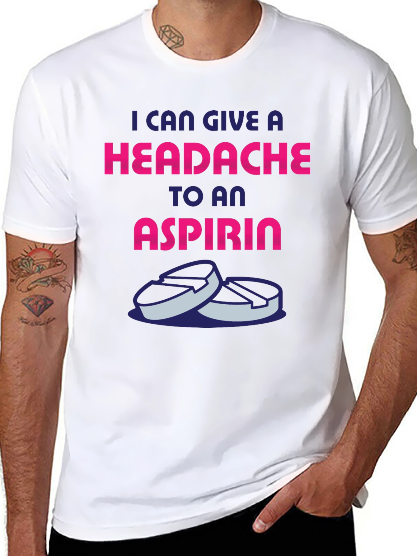 Headache to an Aspirin Graphic T-Shirt
