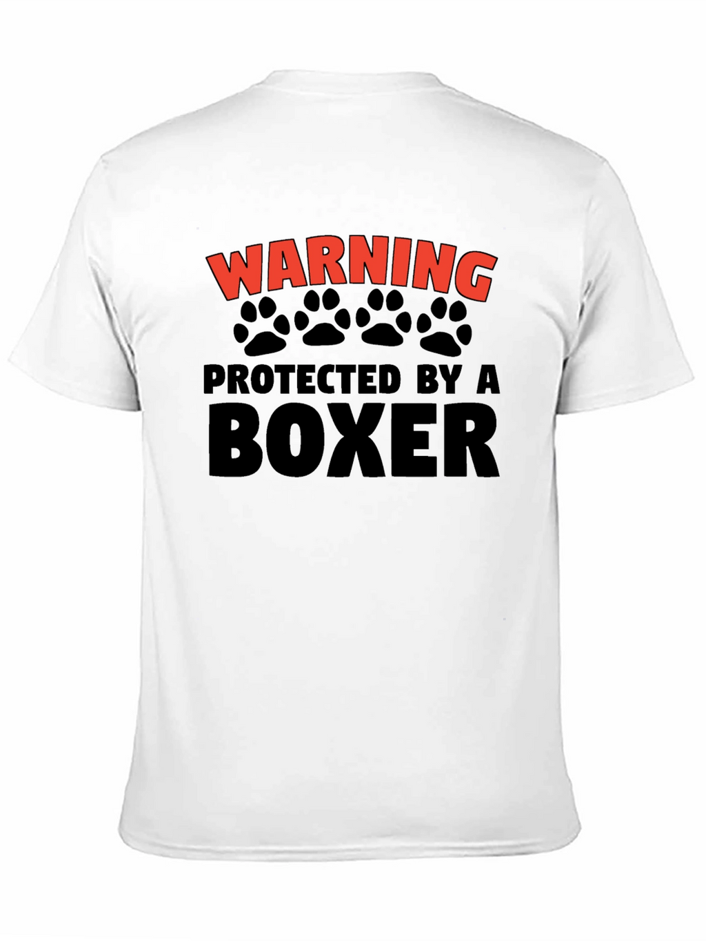 Warning Protected By A Boxer T-Shirt
