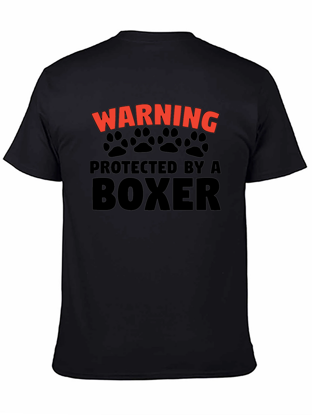 Warning Protected By A Boxer T-Shirt