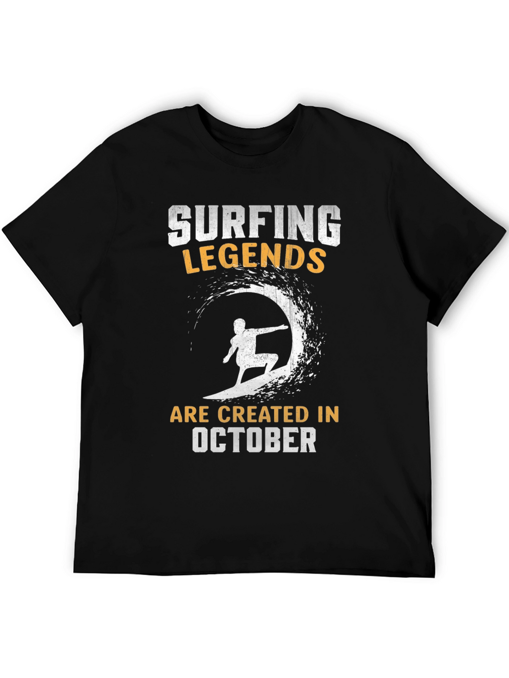 Surfing Legends October Birthday T-Shirt