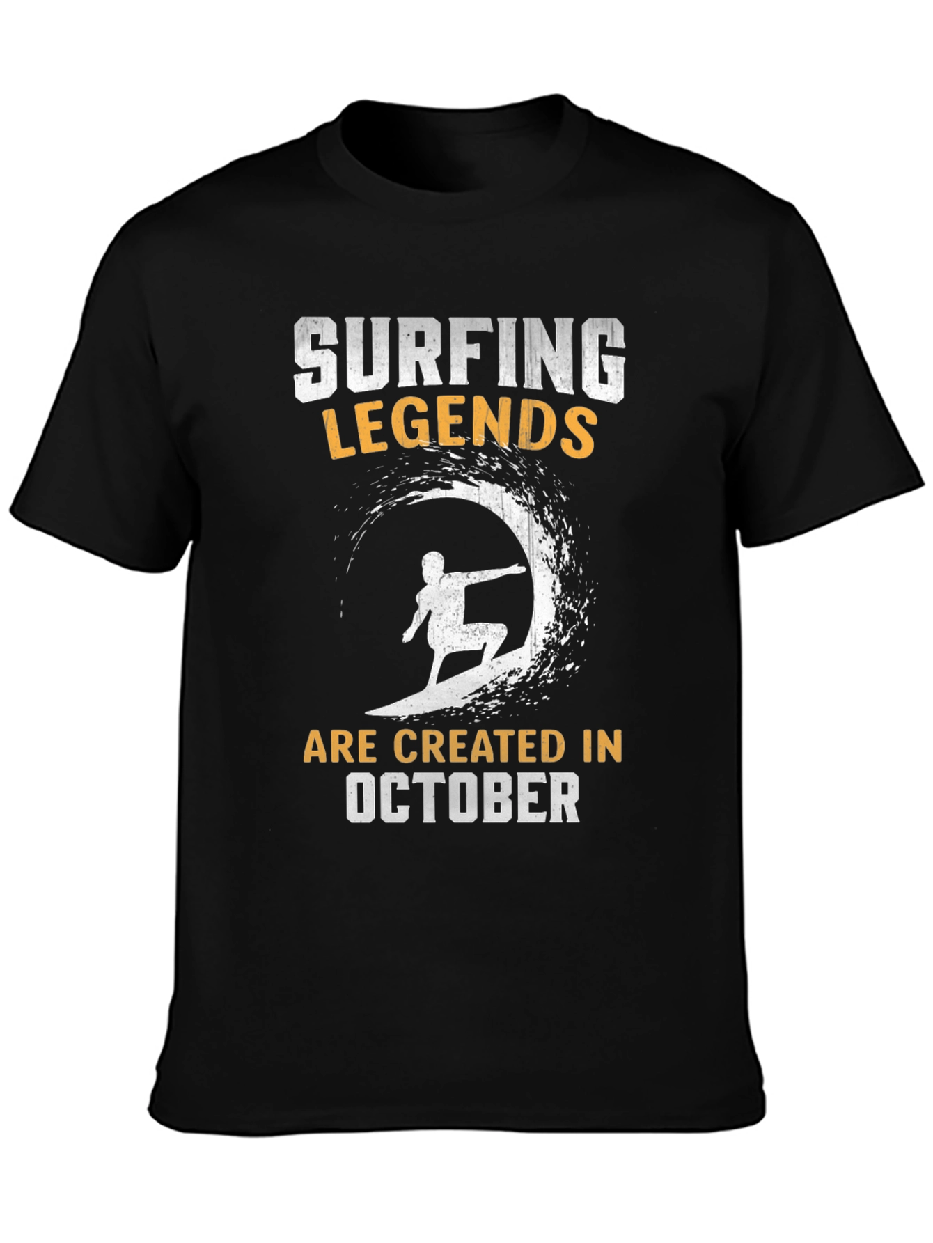 Surfing Legends October Birthday T-Shirt